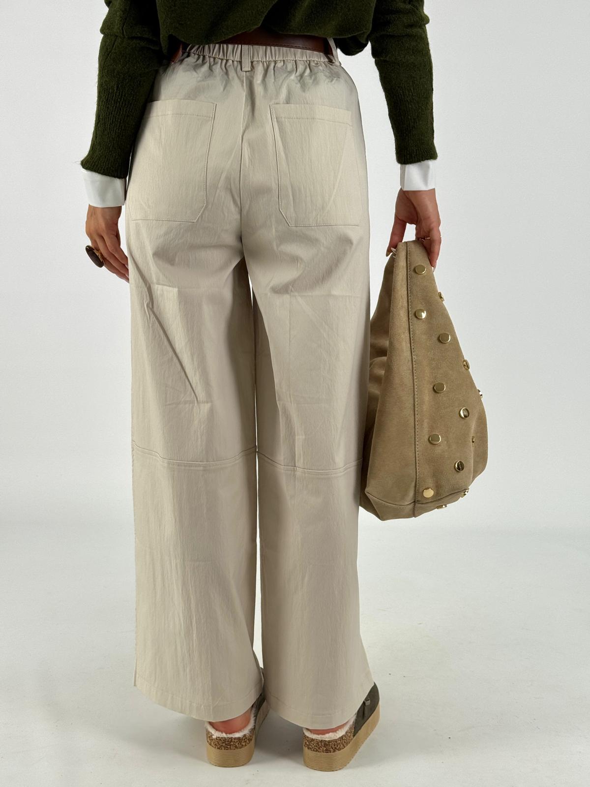 Pantalone Balloon Lisa beige