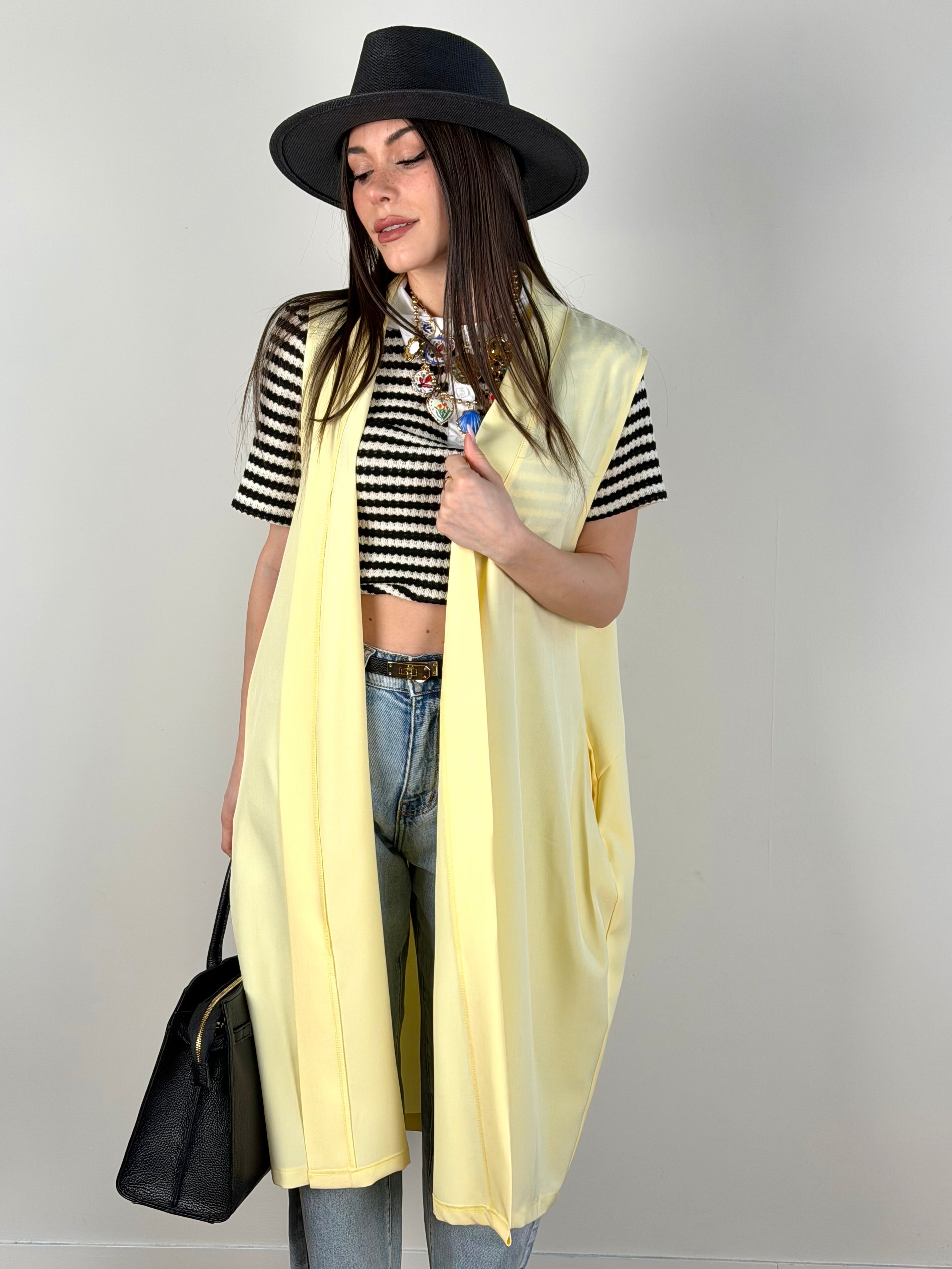Cardigan Palermo giallo