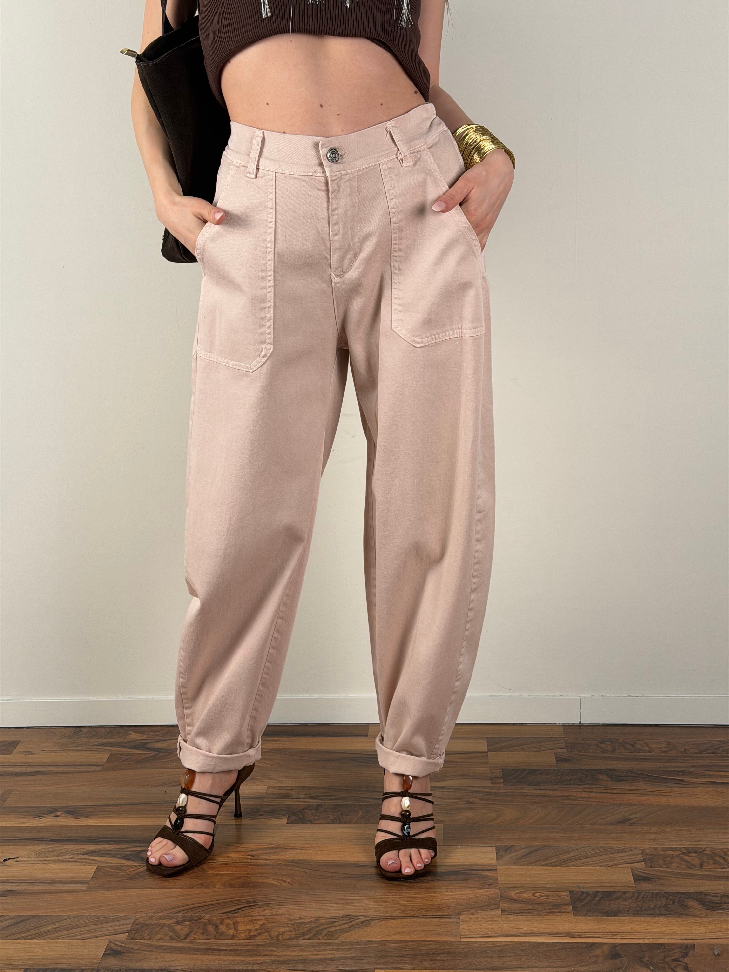 Pantalone Vibes rosa