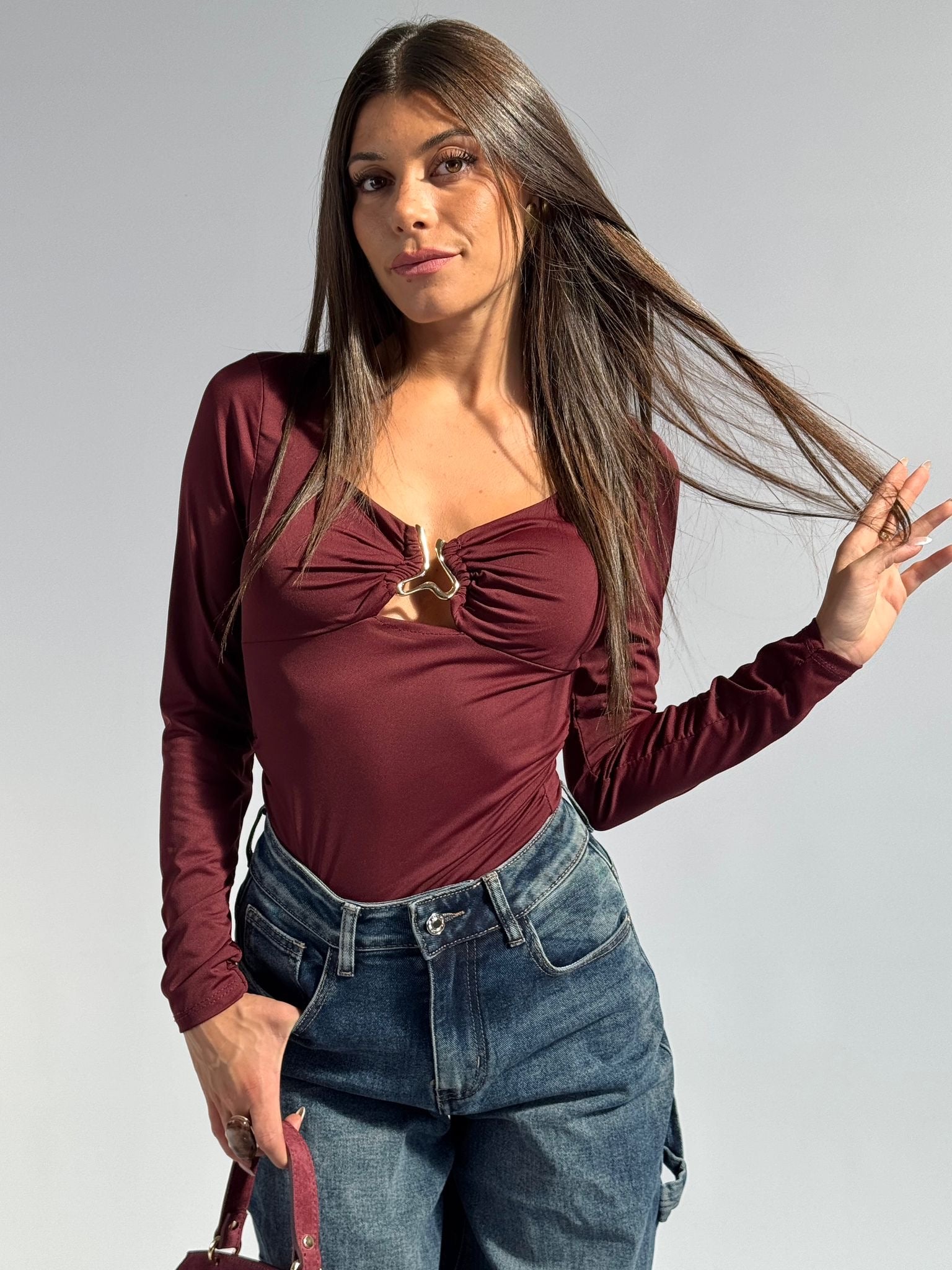 Maglia Paloma bordeaux