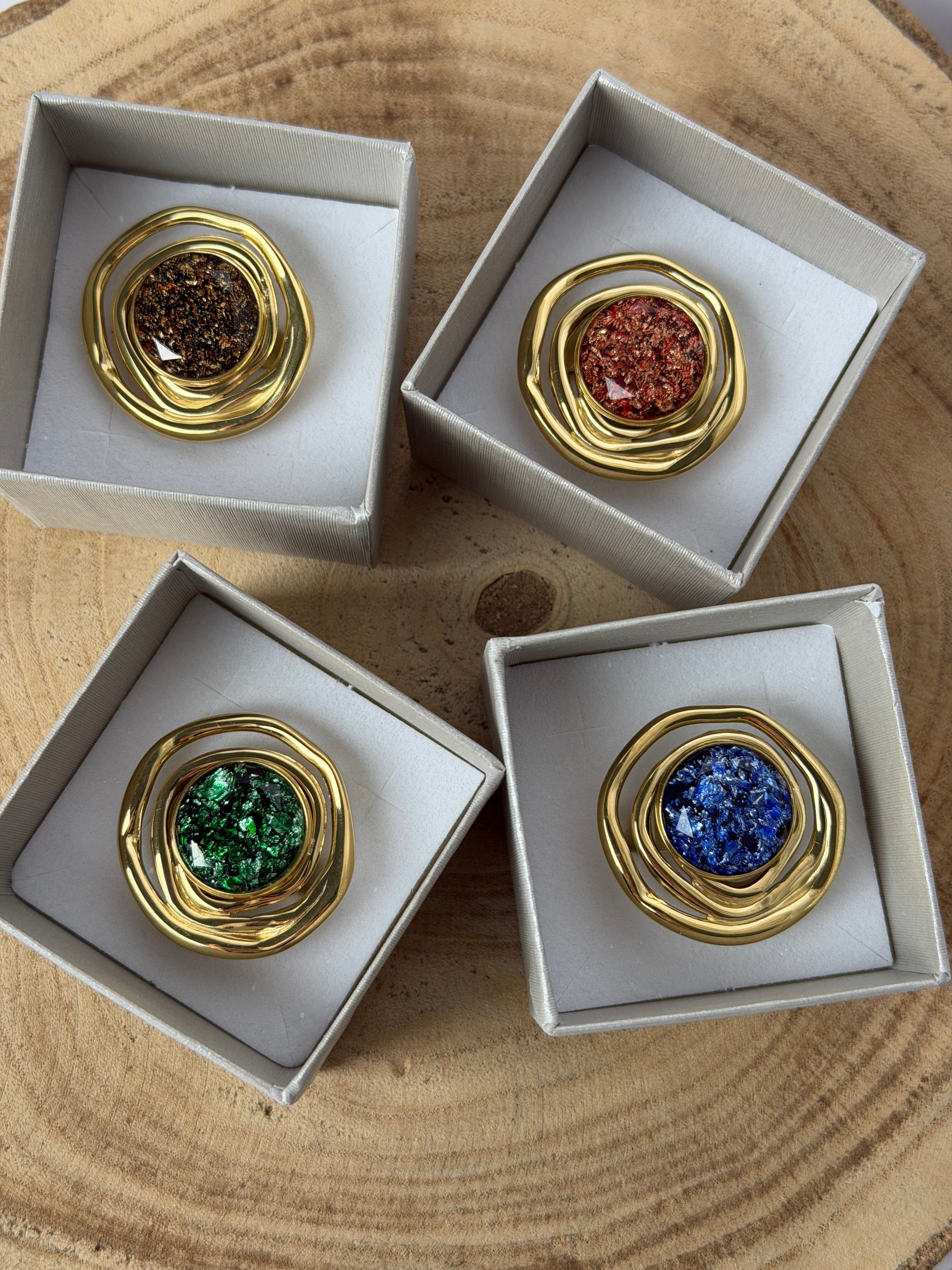 Anello Gemma - 4 colori