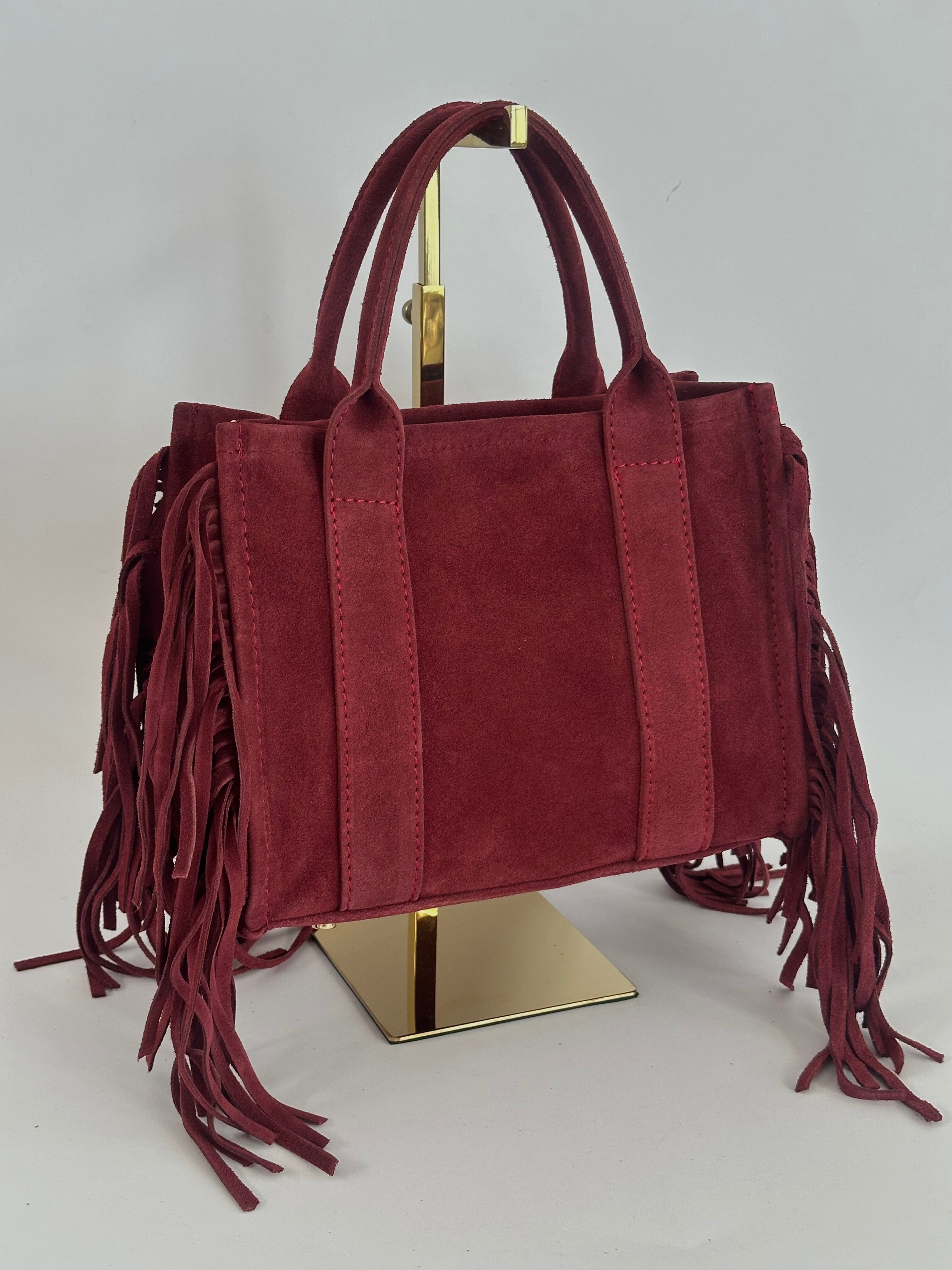 TOTE BAG in camoscio