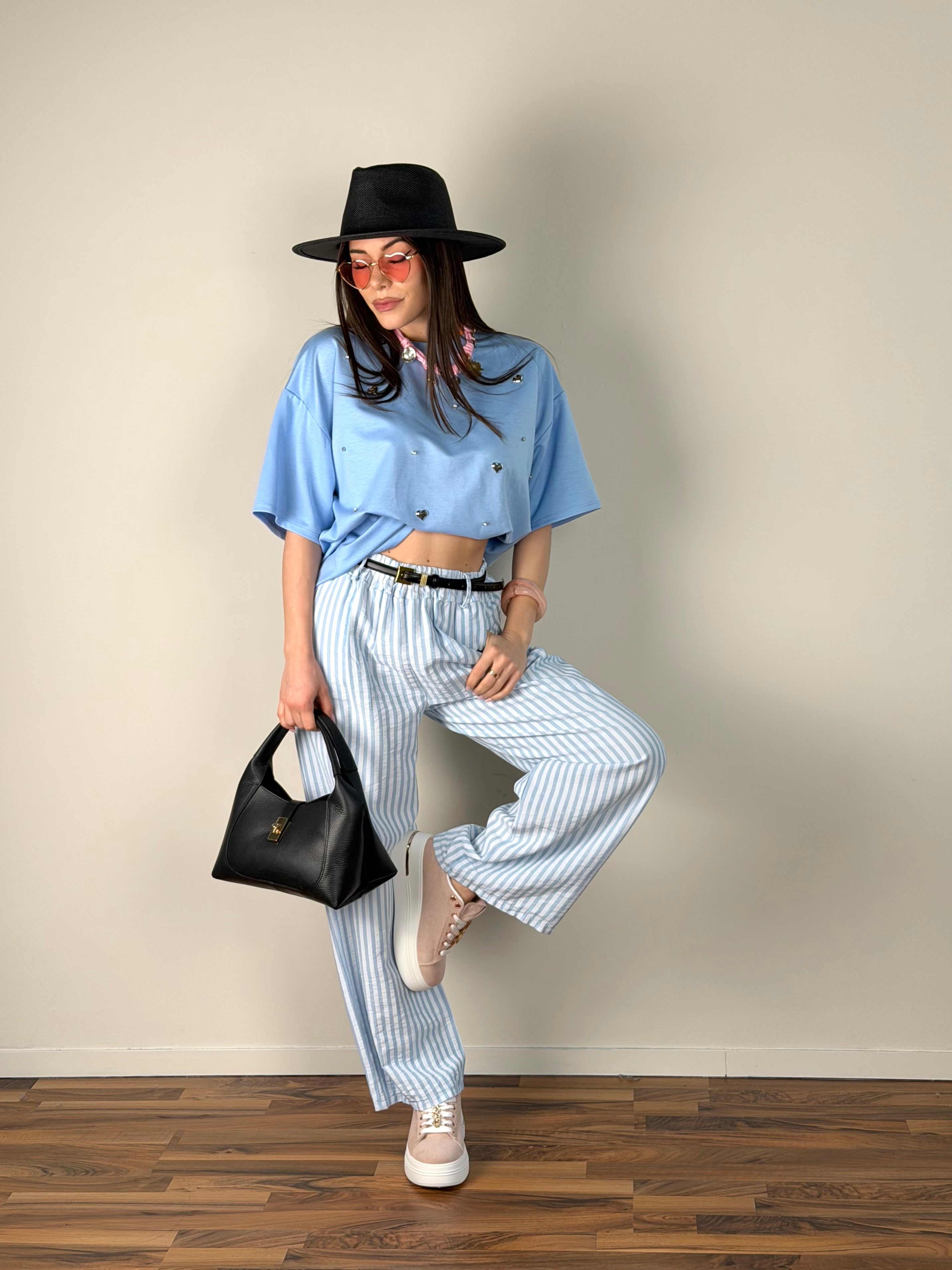 T-shirt Essenza celeste