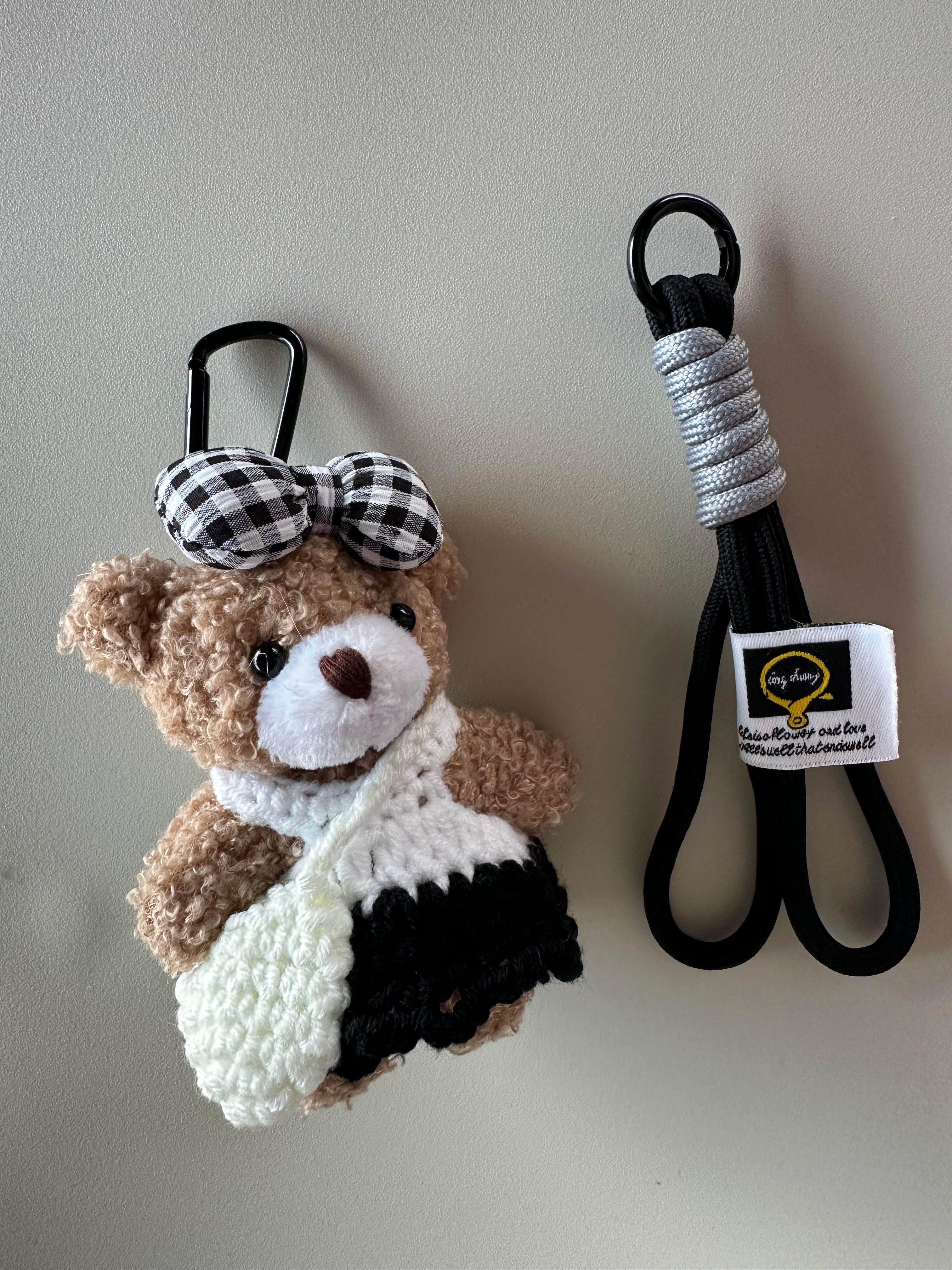 Ciondolo Borsa Teddy nero