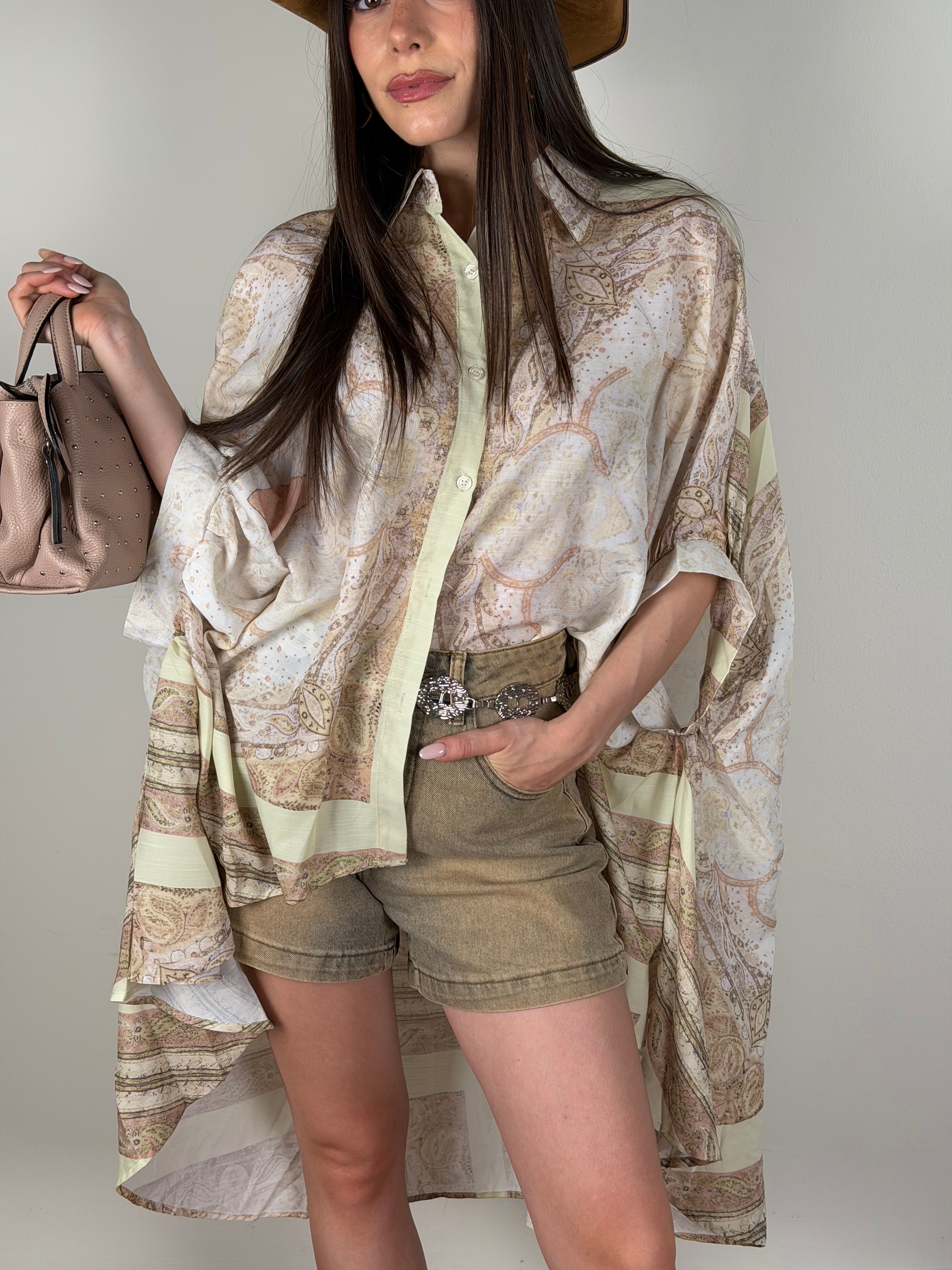 Camicia fantasia Prisma verde