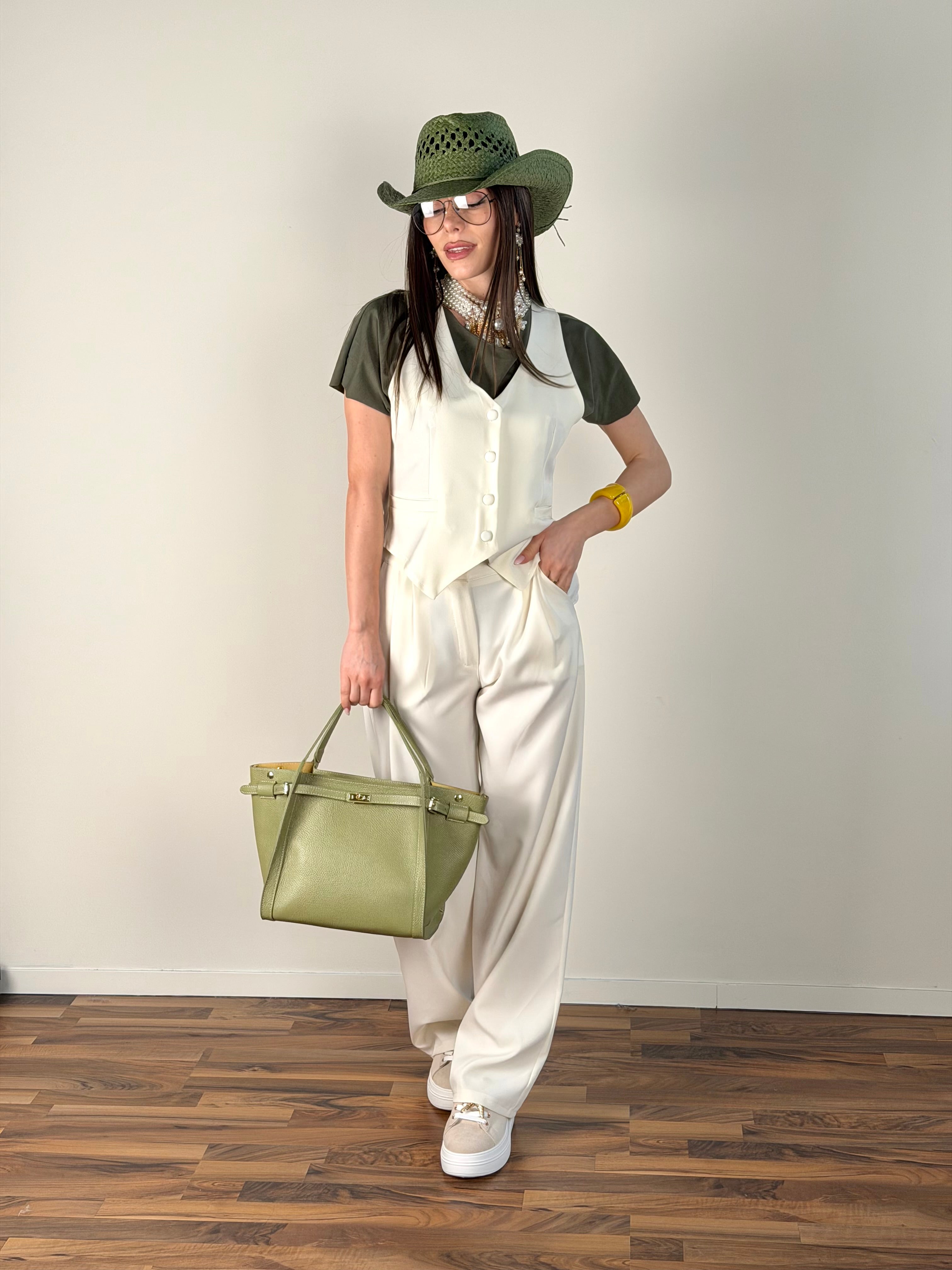 Gilet Luxe beige
