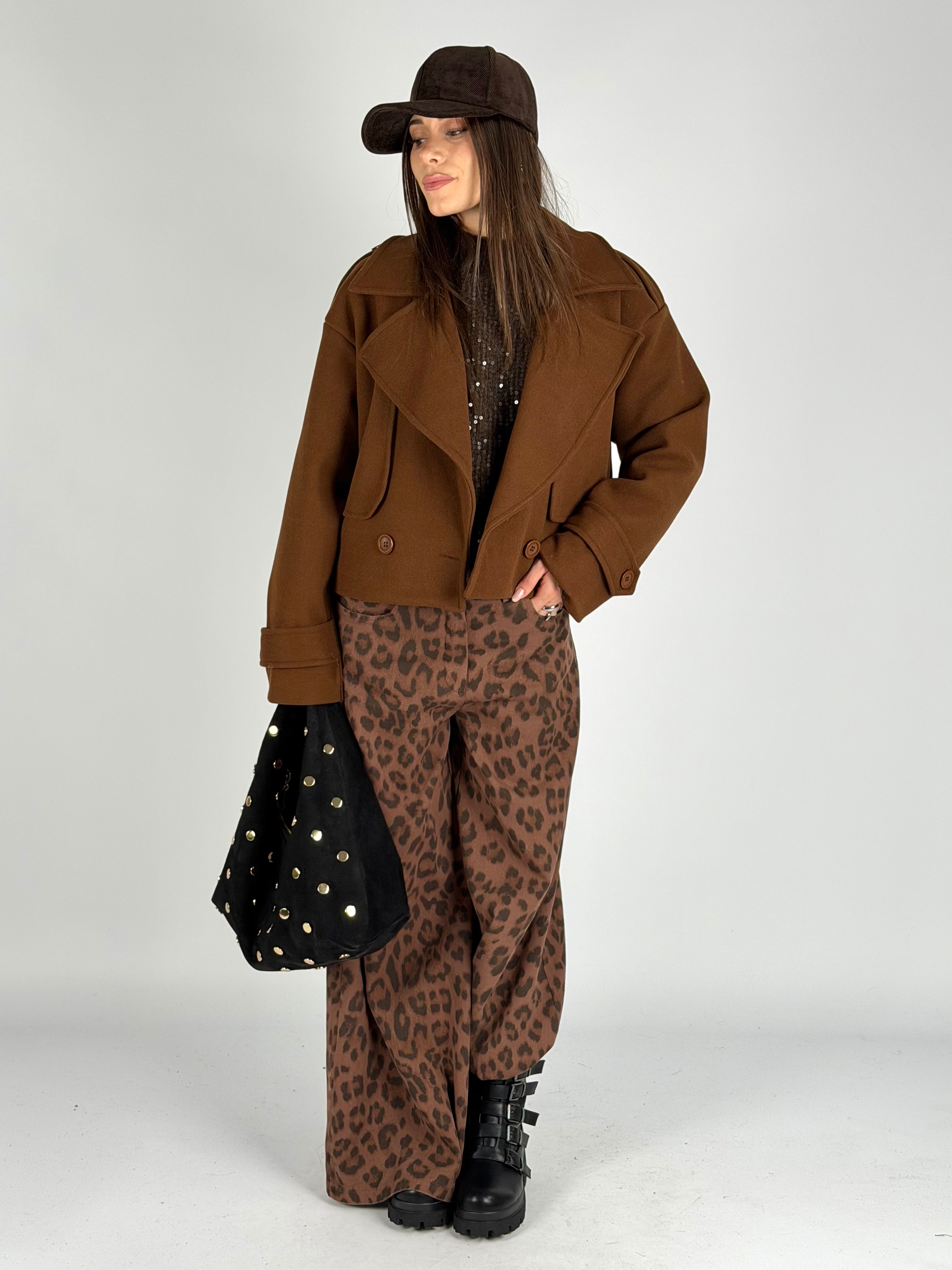 Cappotto Claire moro