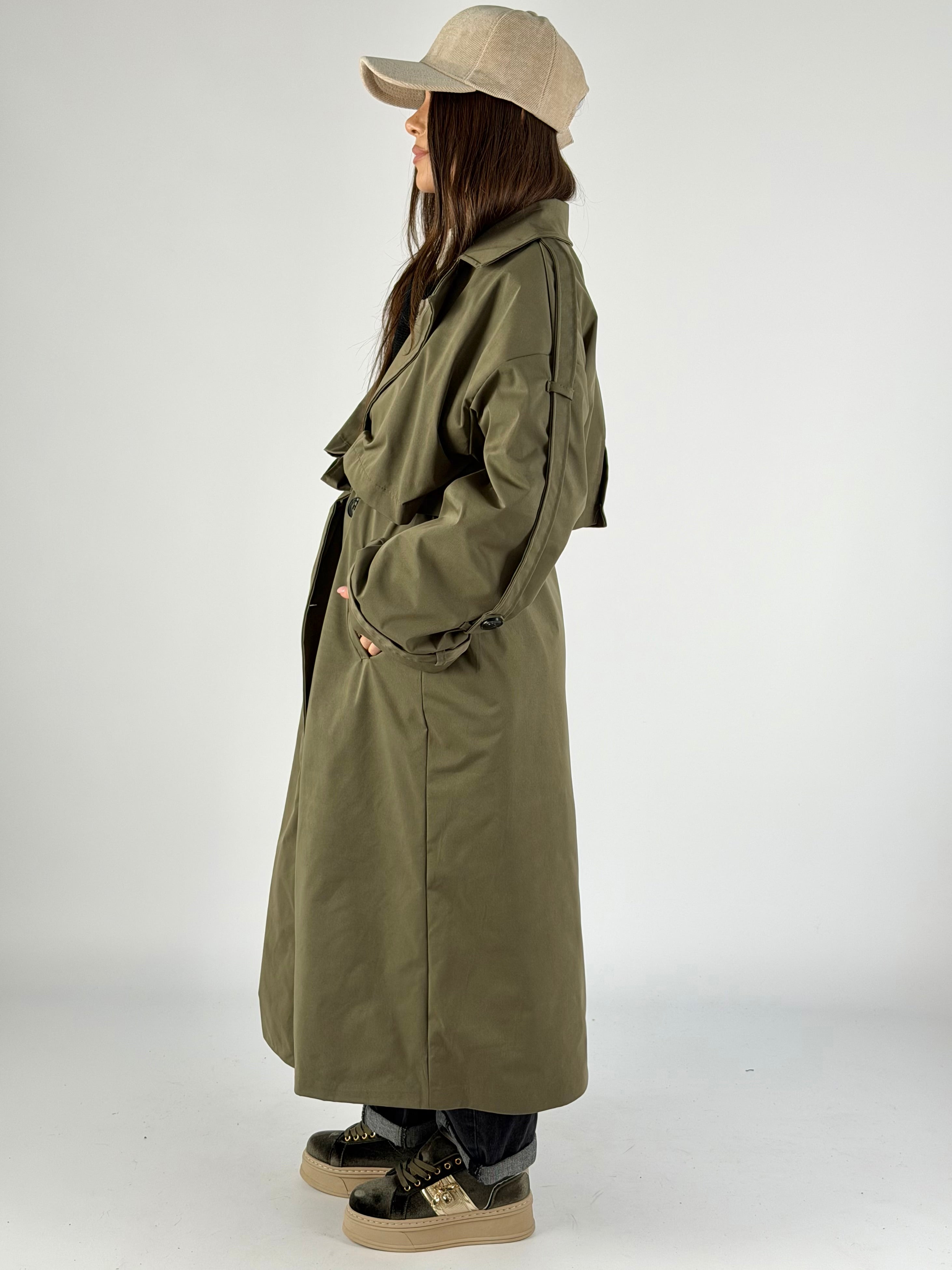 Trench Nicky verde