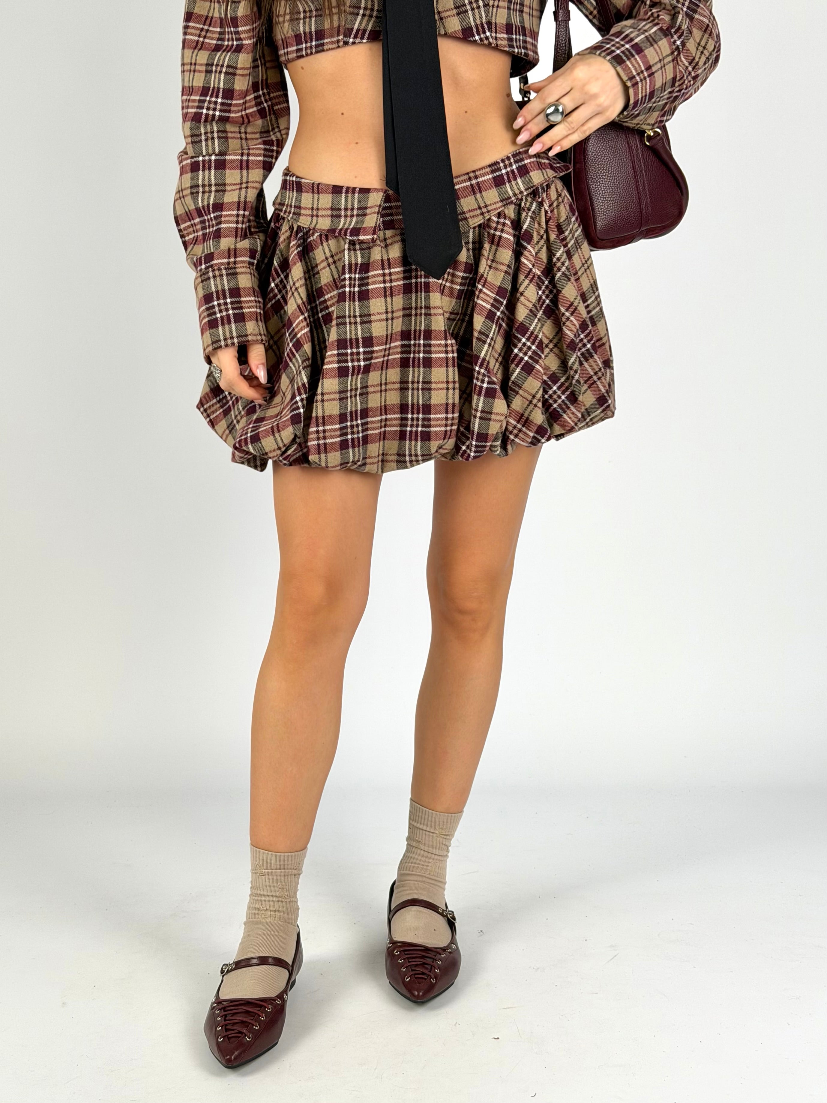 Gonna completo Celine bordeaux