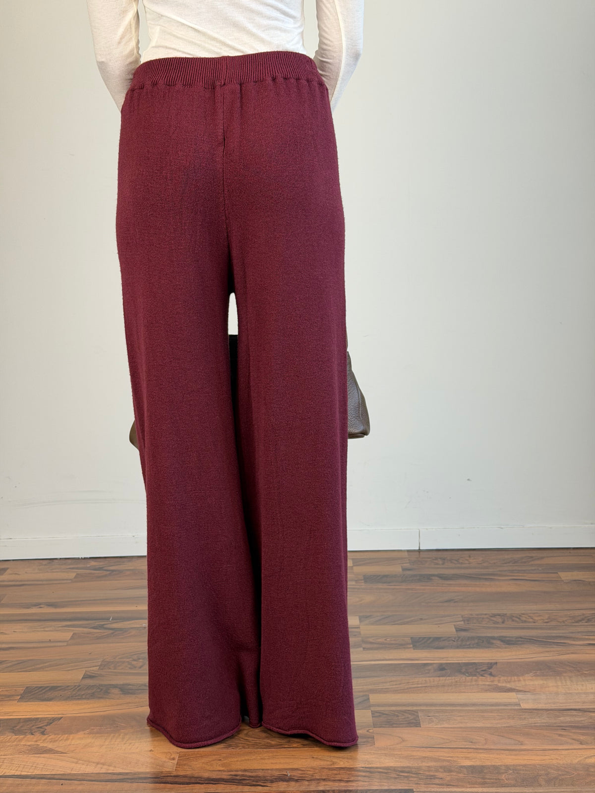 Pantalone tuta Sheila bordeaux