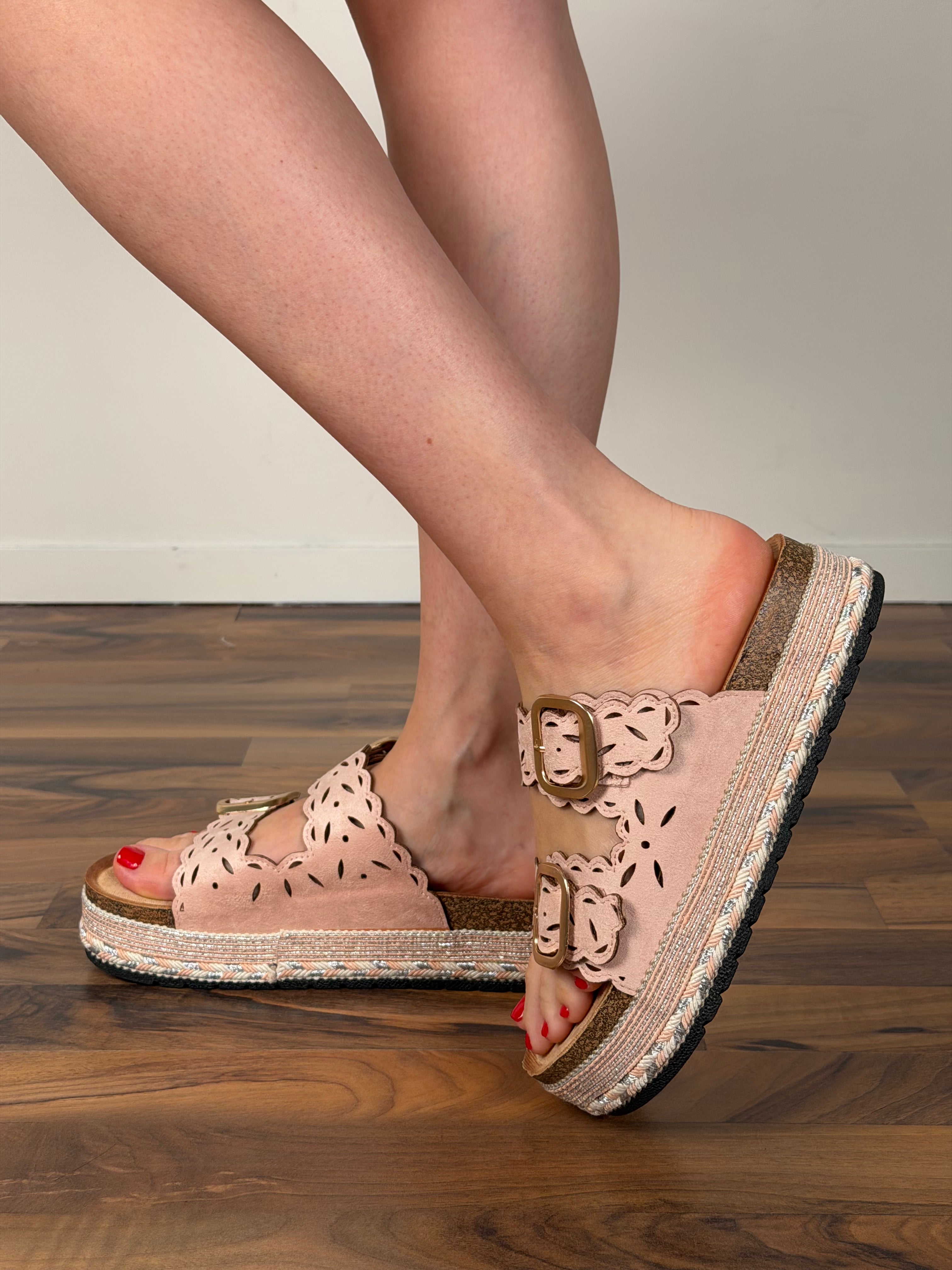 Ciabatta glamour rosa