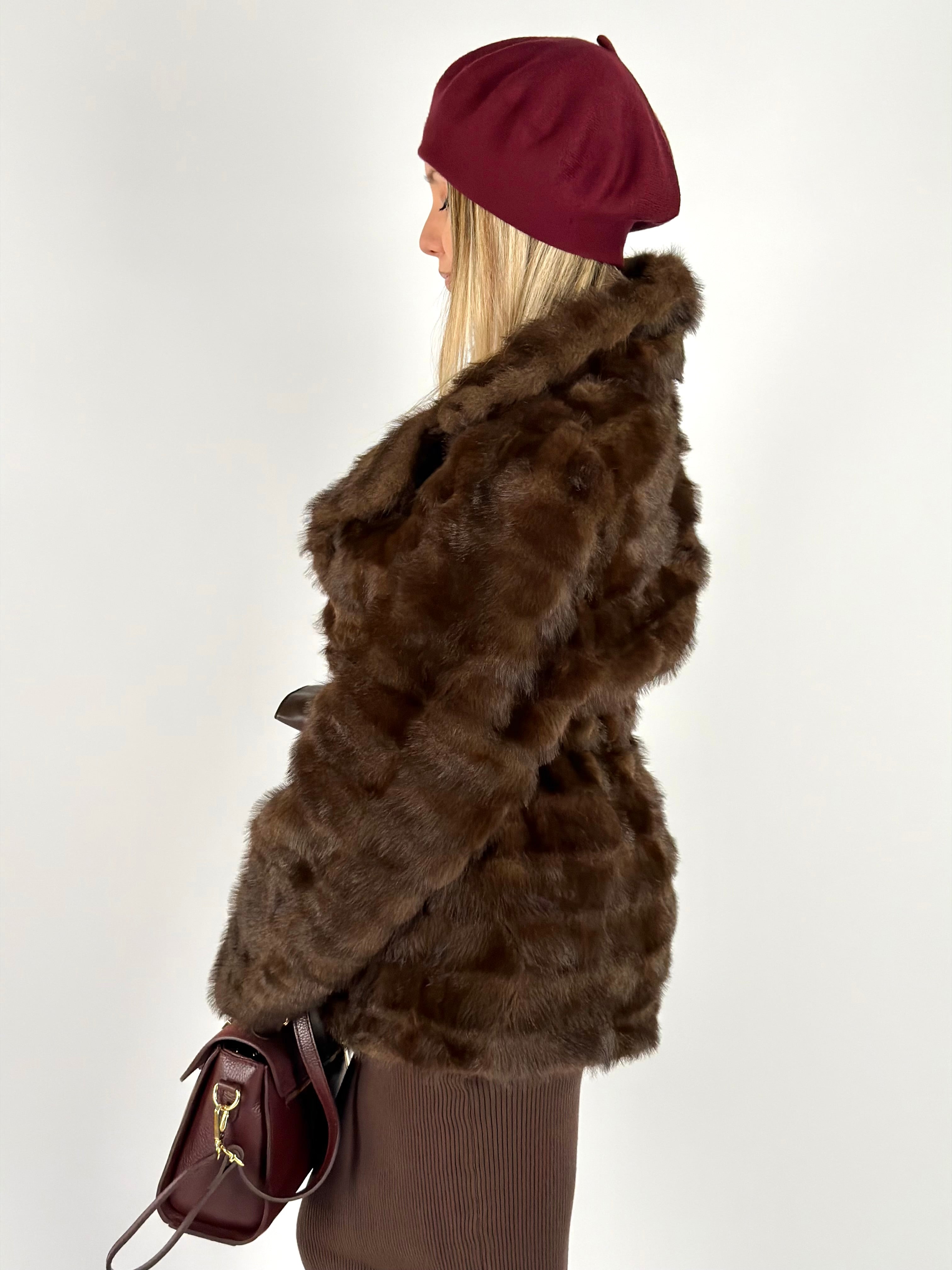 Pelliccia Rihanna moro