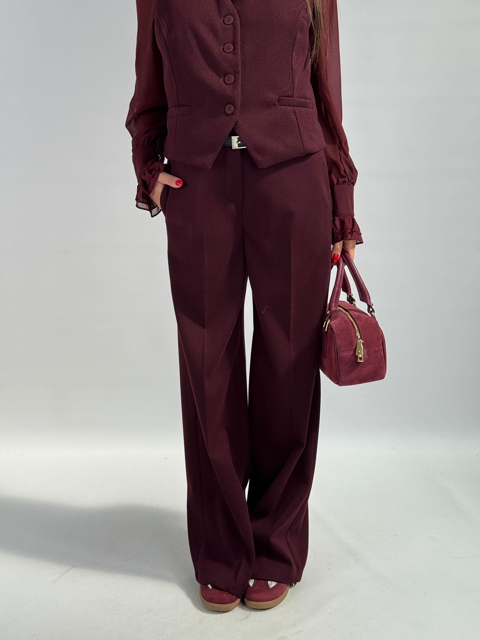 Completo Svezia bordeaux