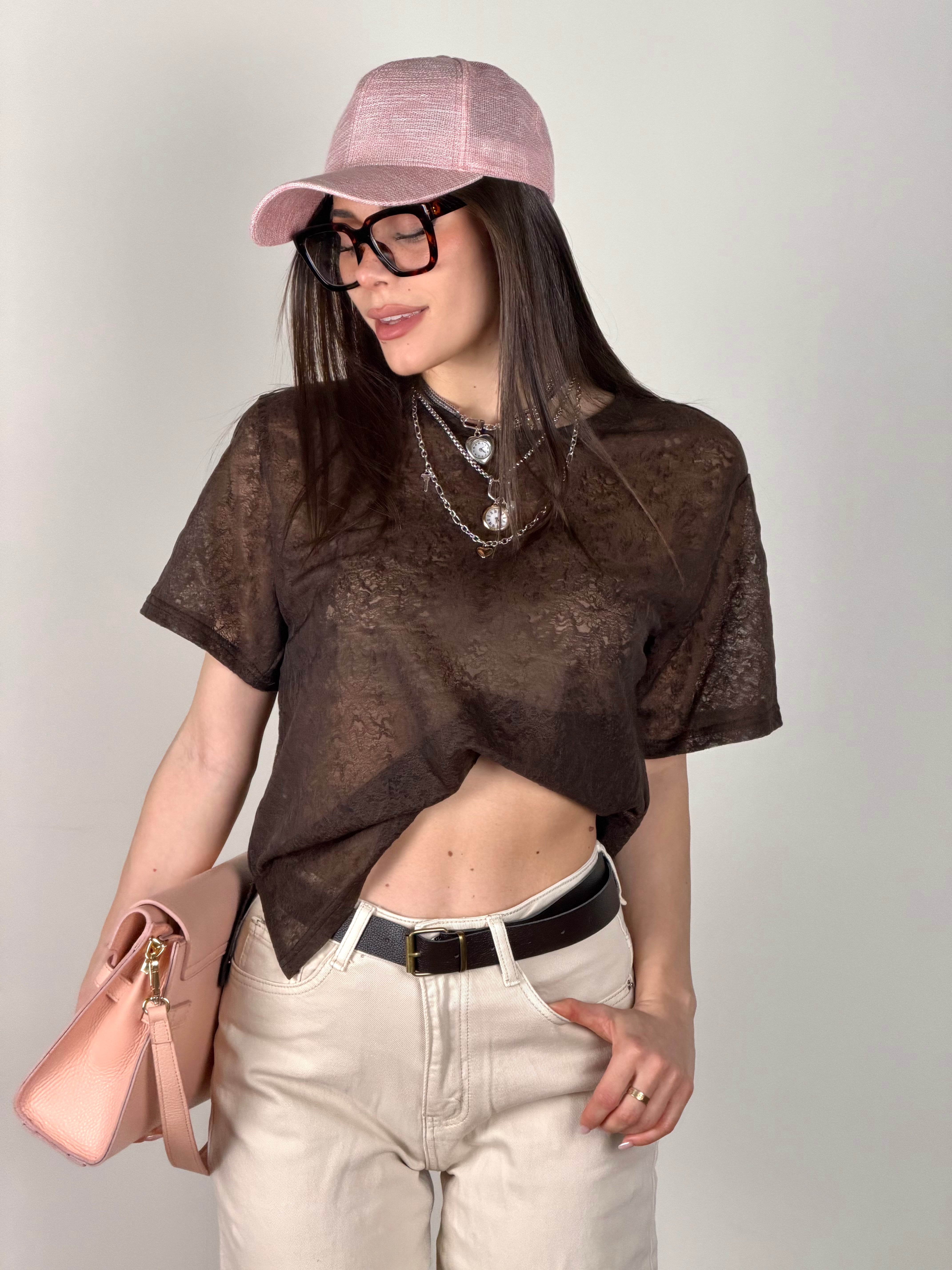 Maglia piccola visione moro