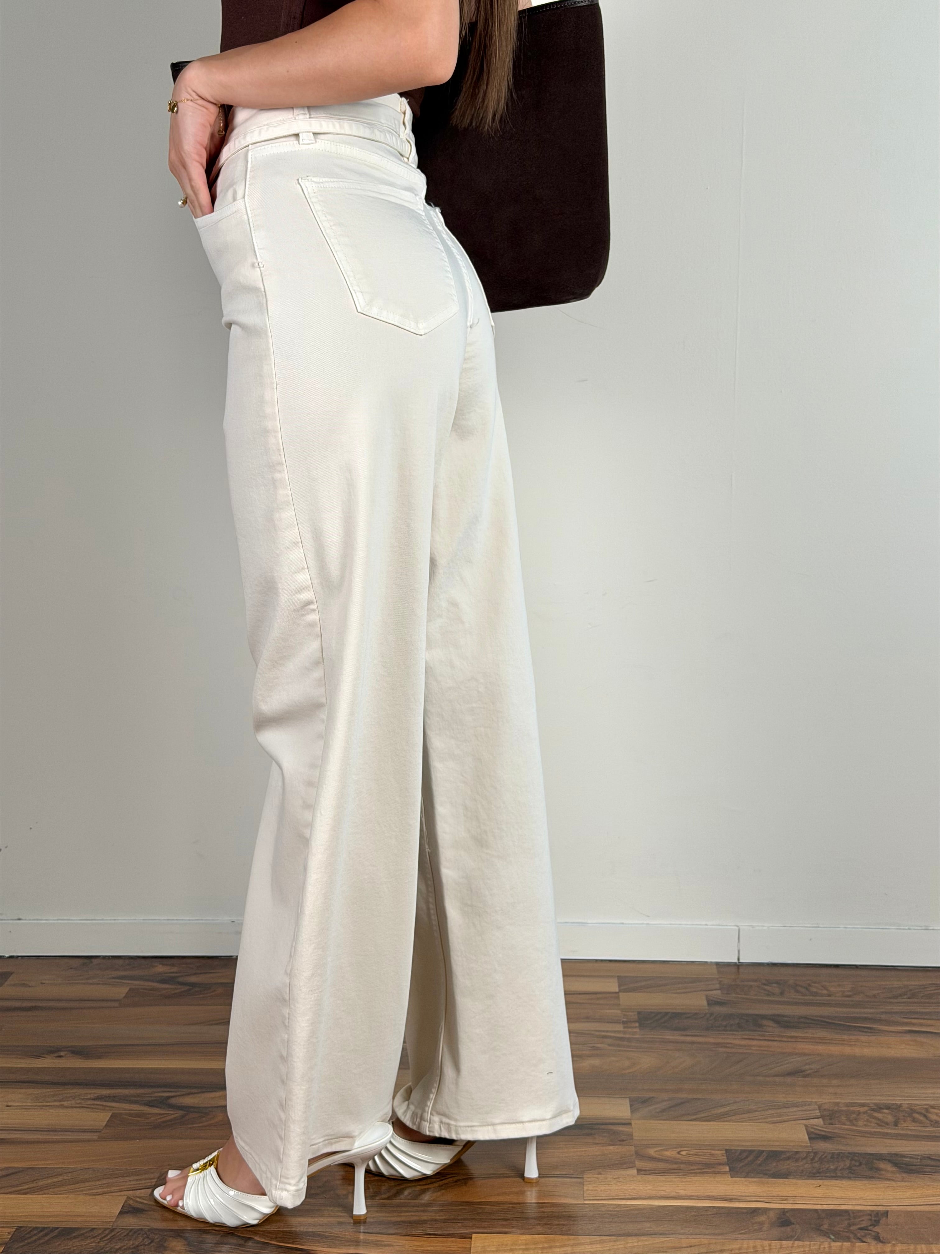 Jeans Prisma caffè beige
