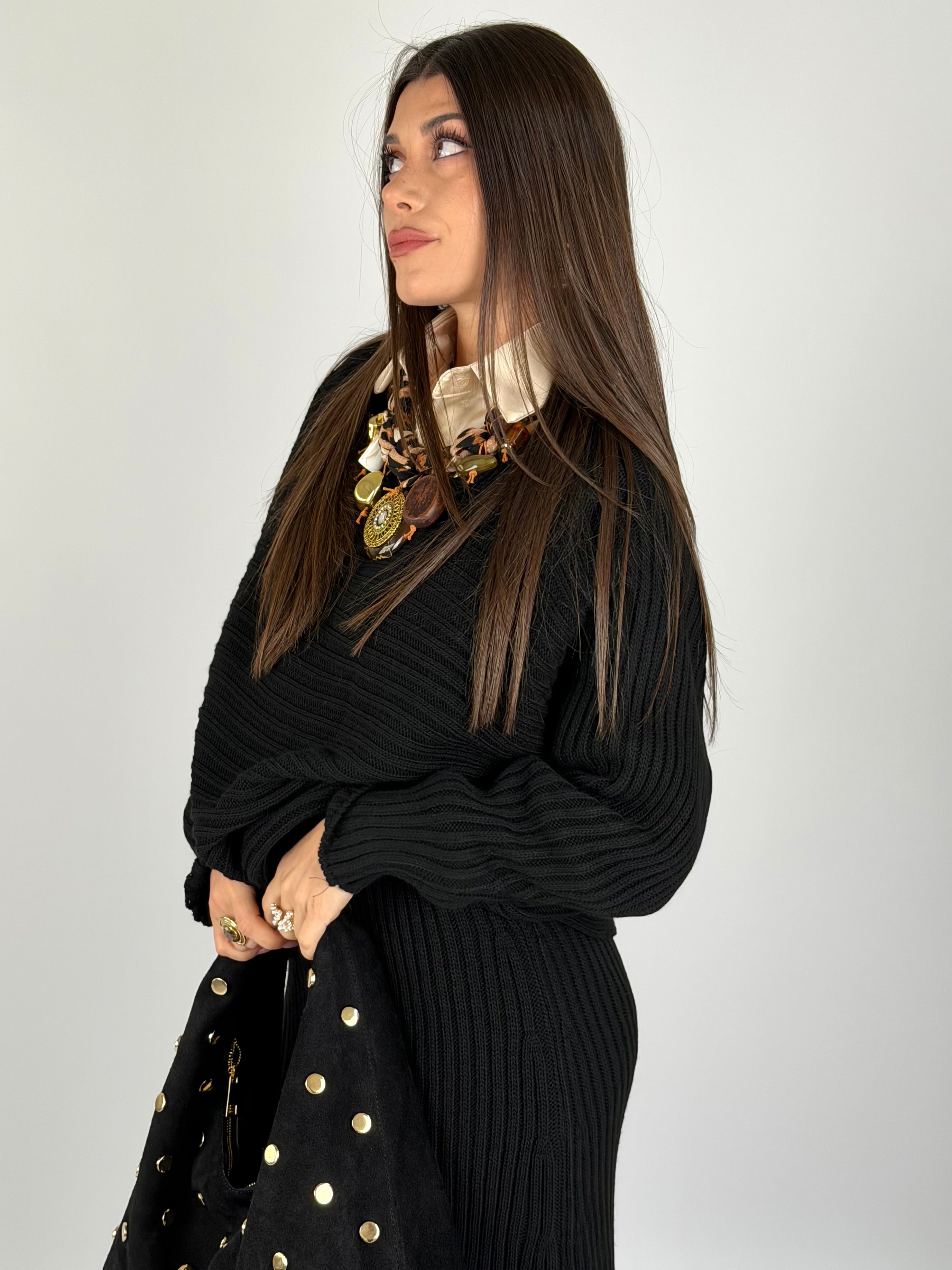 Abito + maglione Asia nero