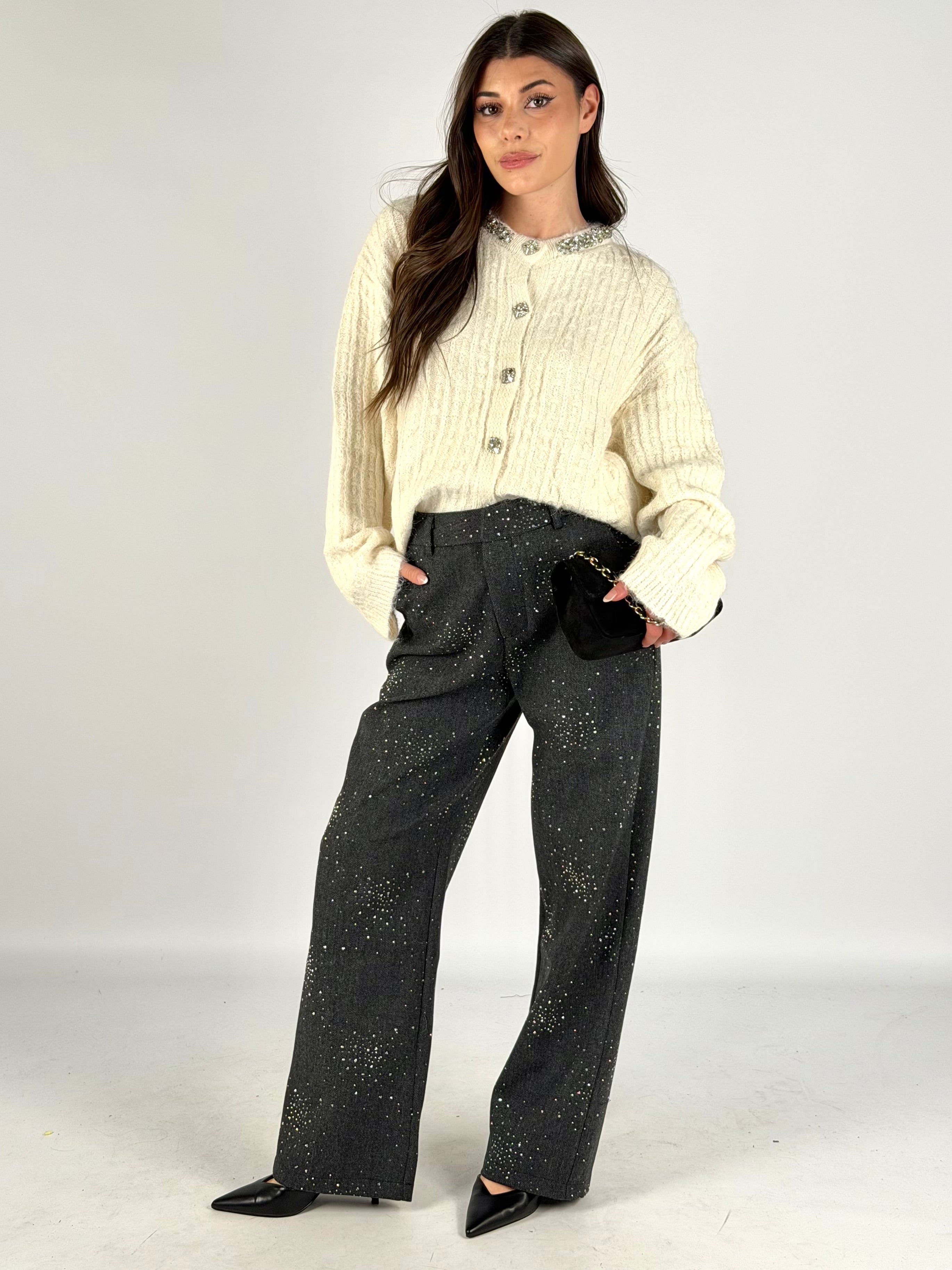 Pantalone Feliz nero