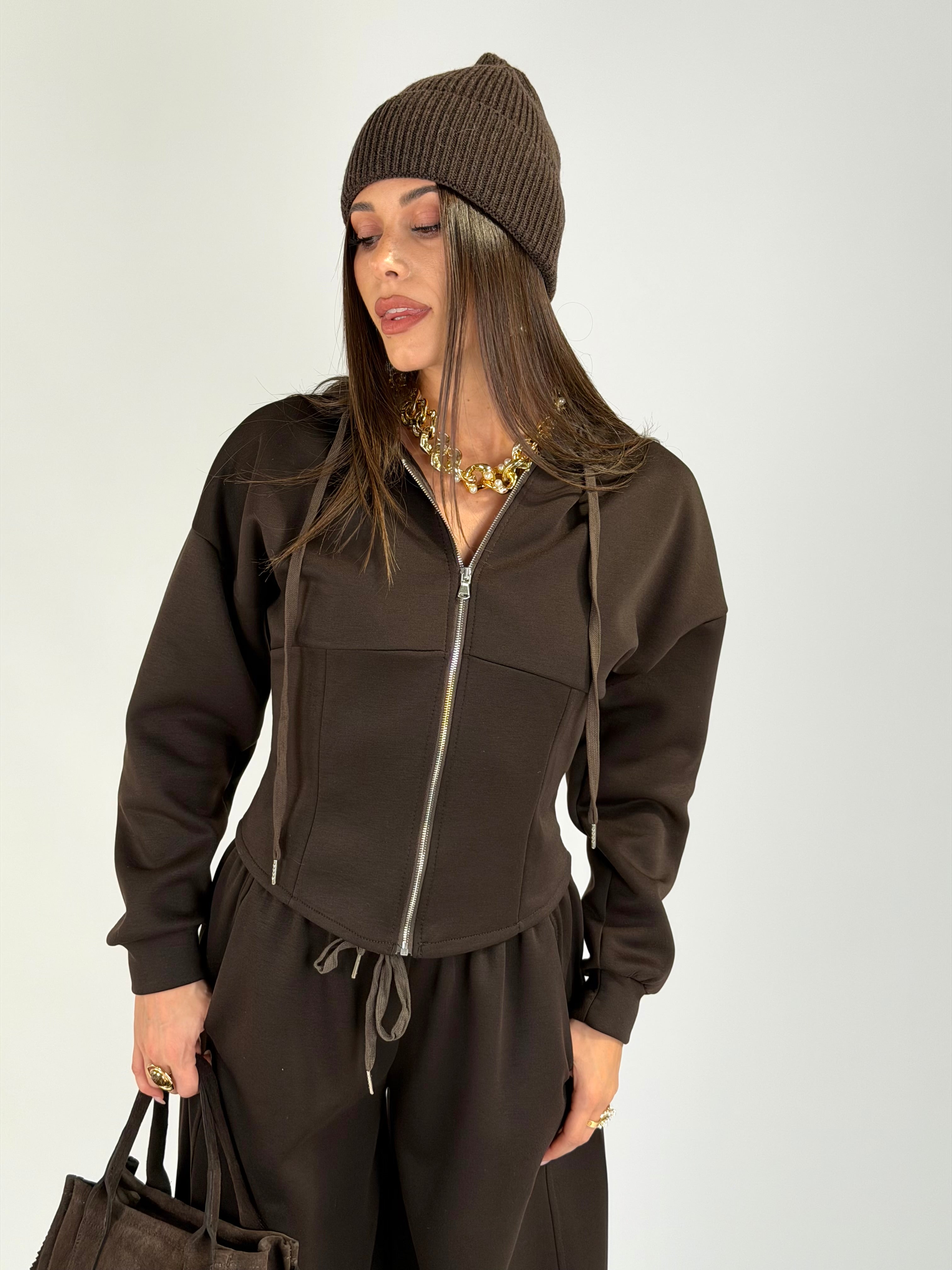 Felpa tuta sportiva Evelyn moro