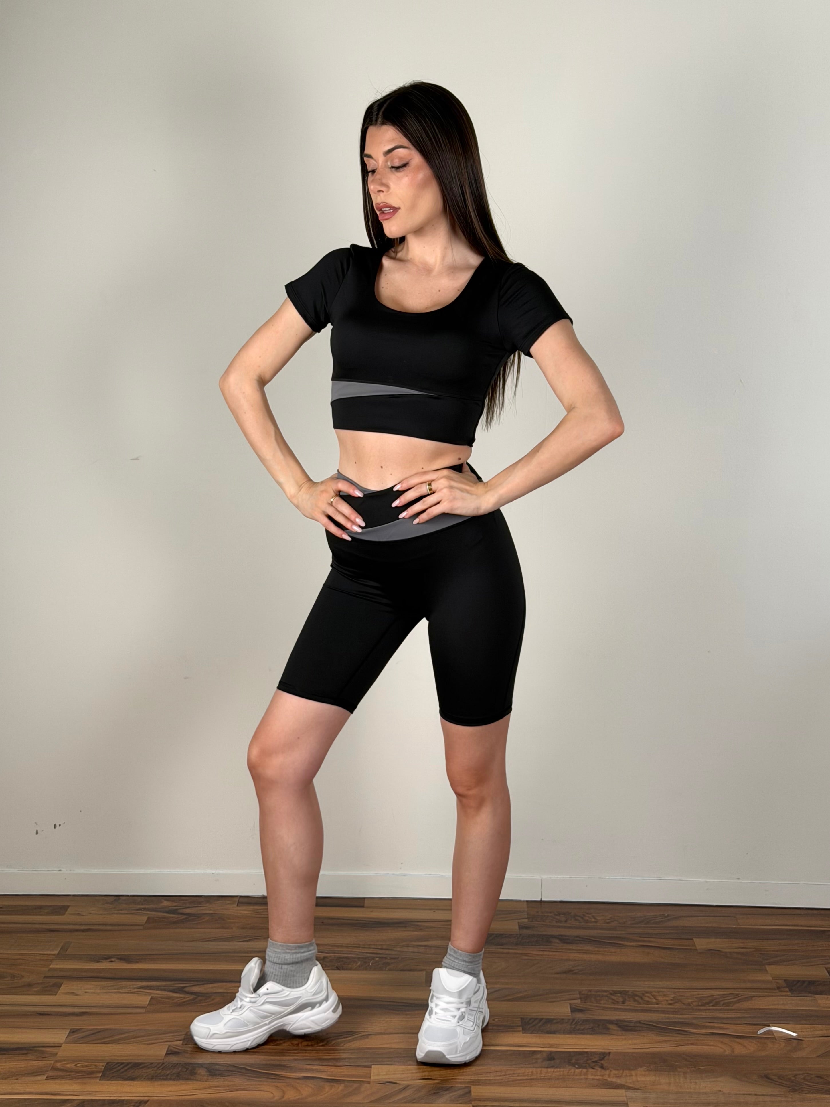 Top Set sportivo Glow nero