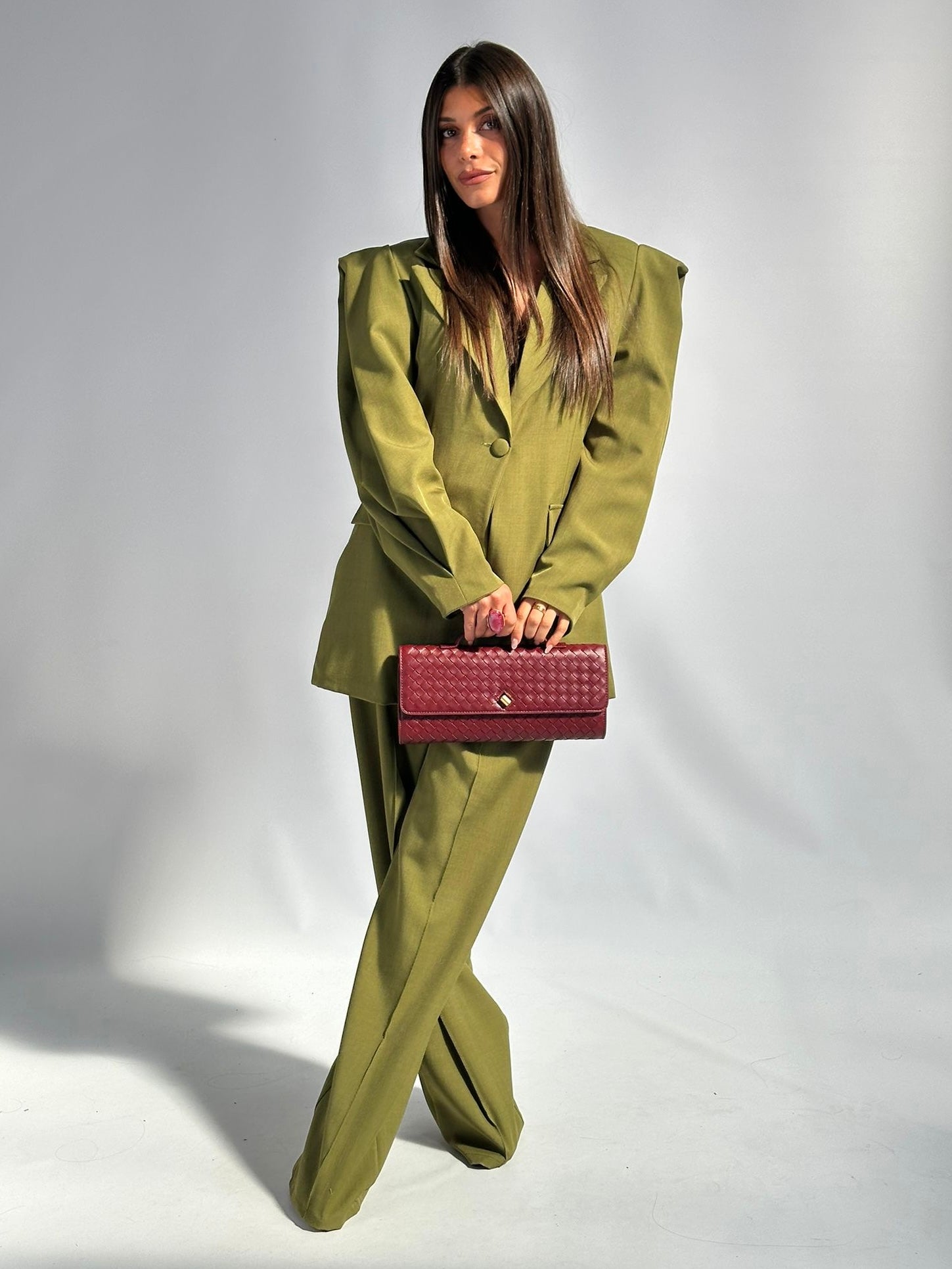 Completo anni 90 verde acido