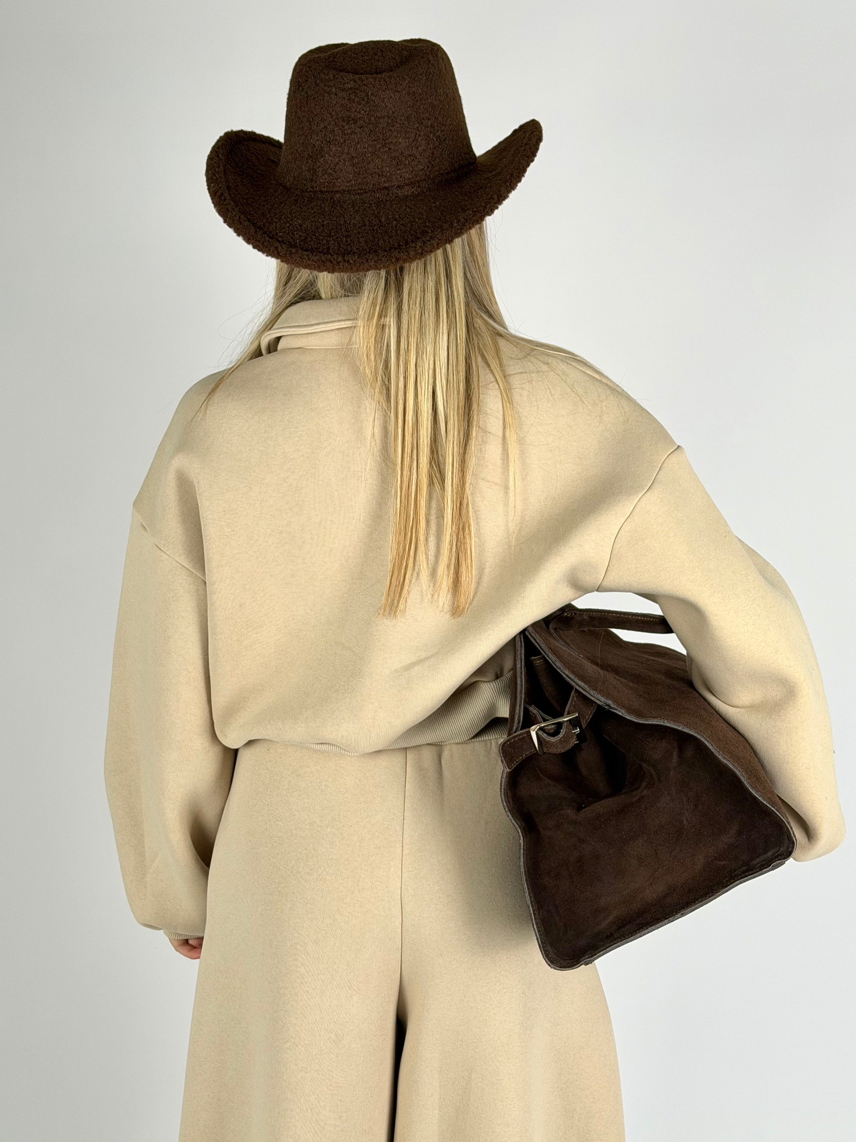 Felpa tuta sportiva Diva beige