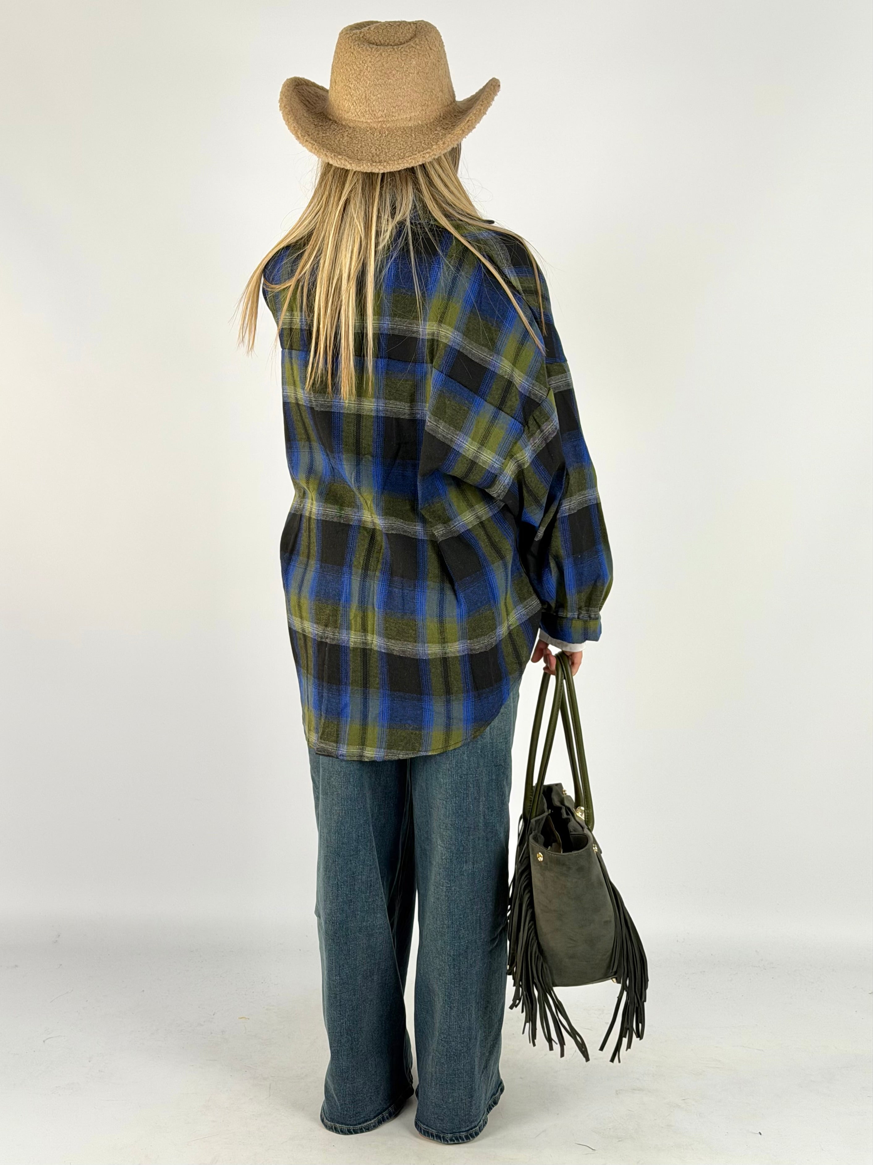 Camicia check Greta verde