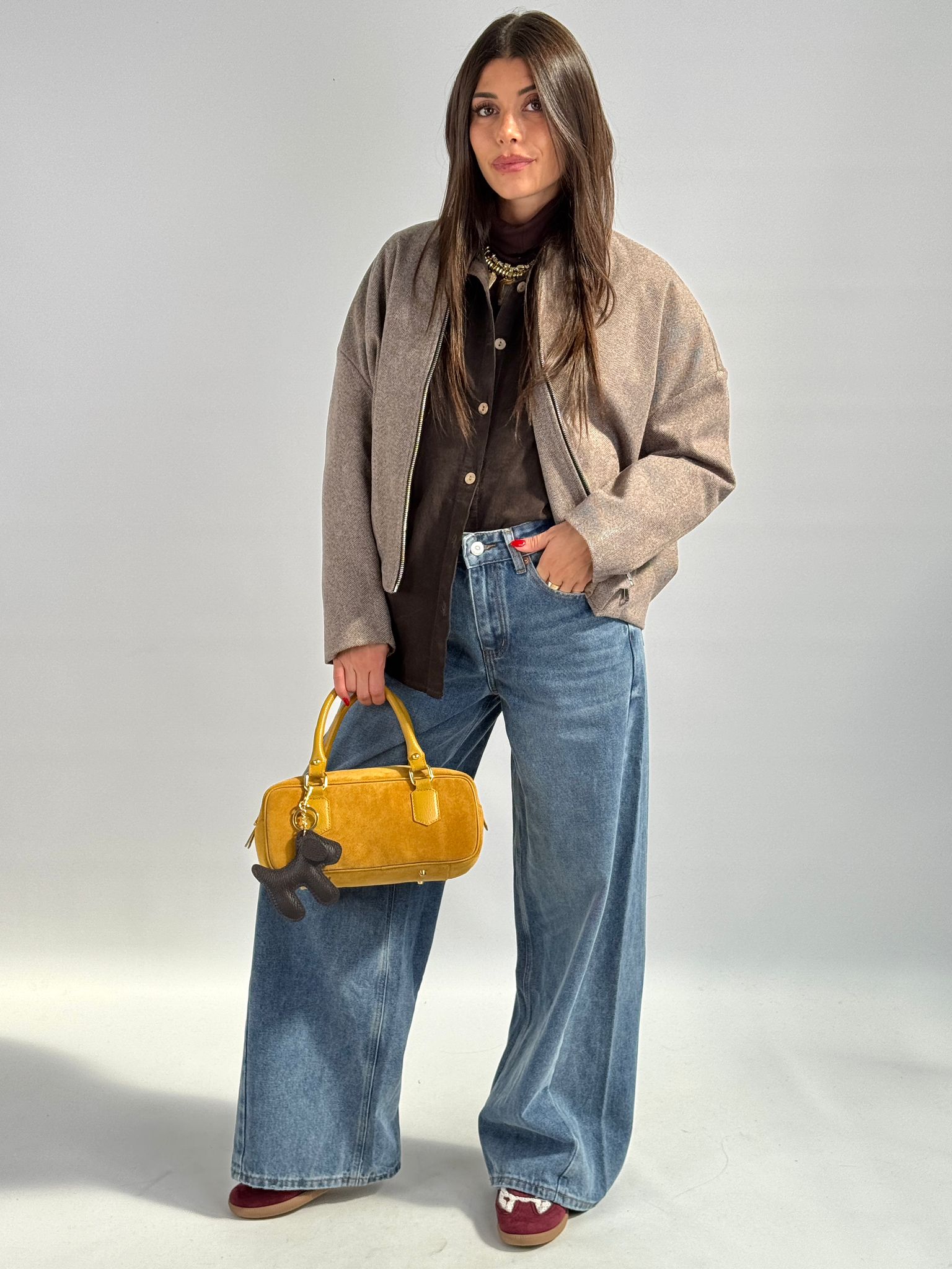 Bomber Karol tabacco