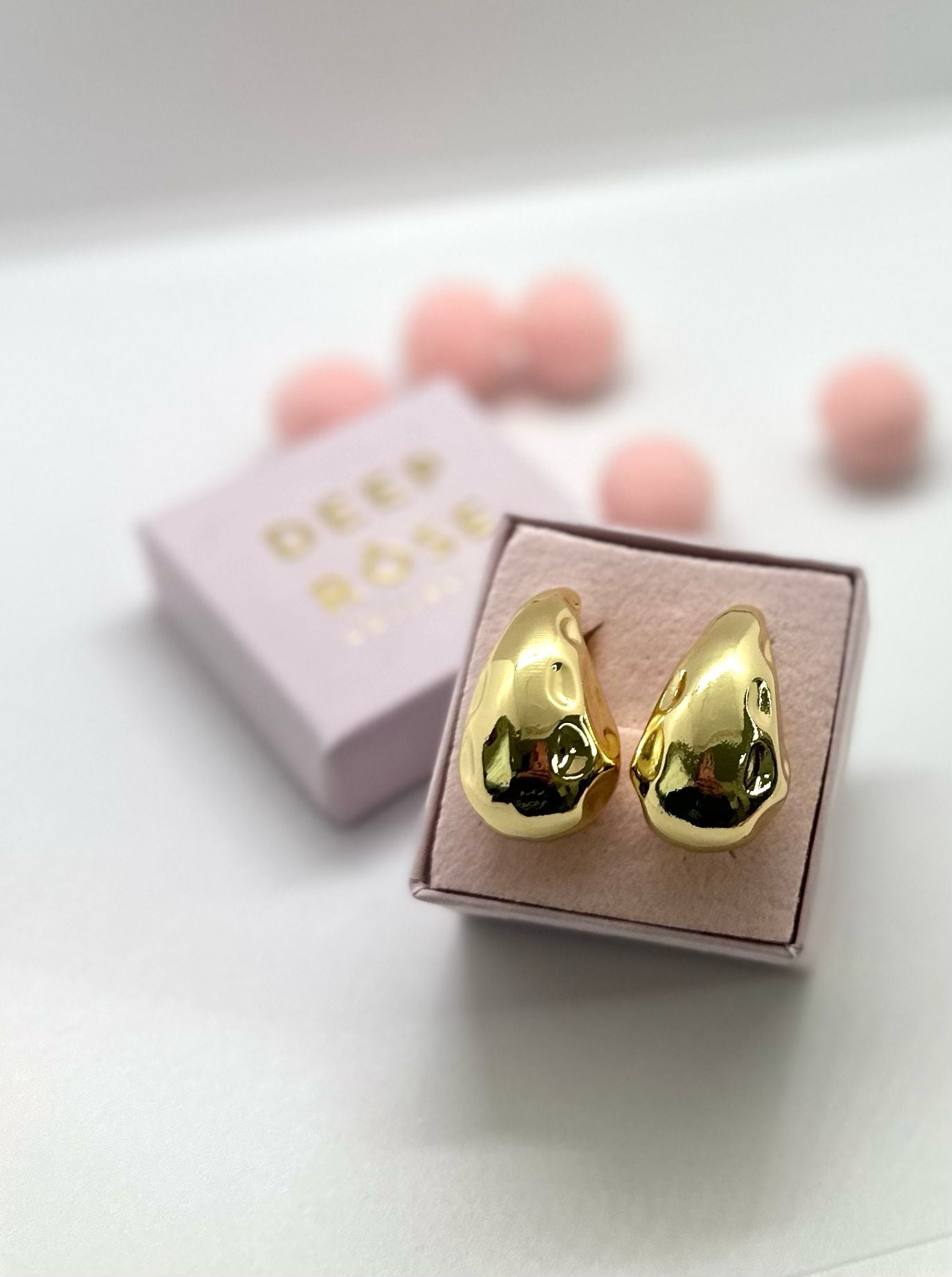 Orecchini maxi goccia stone