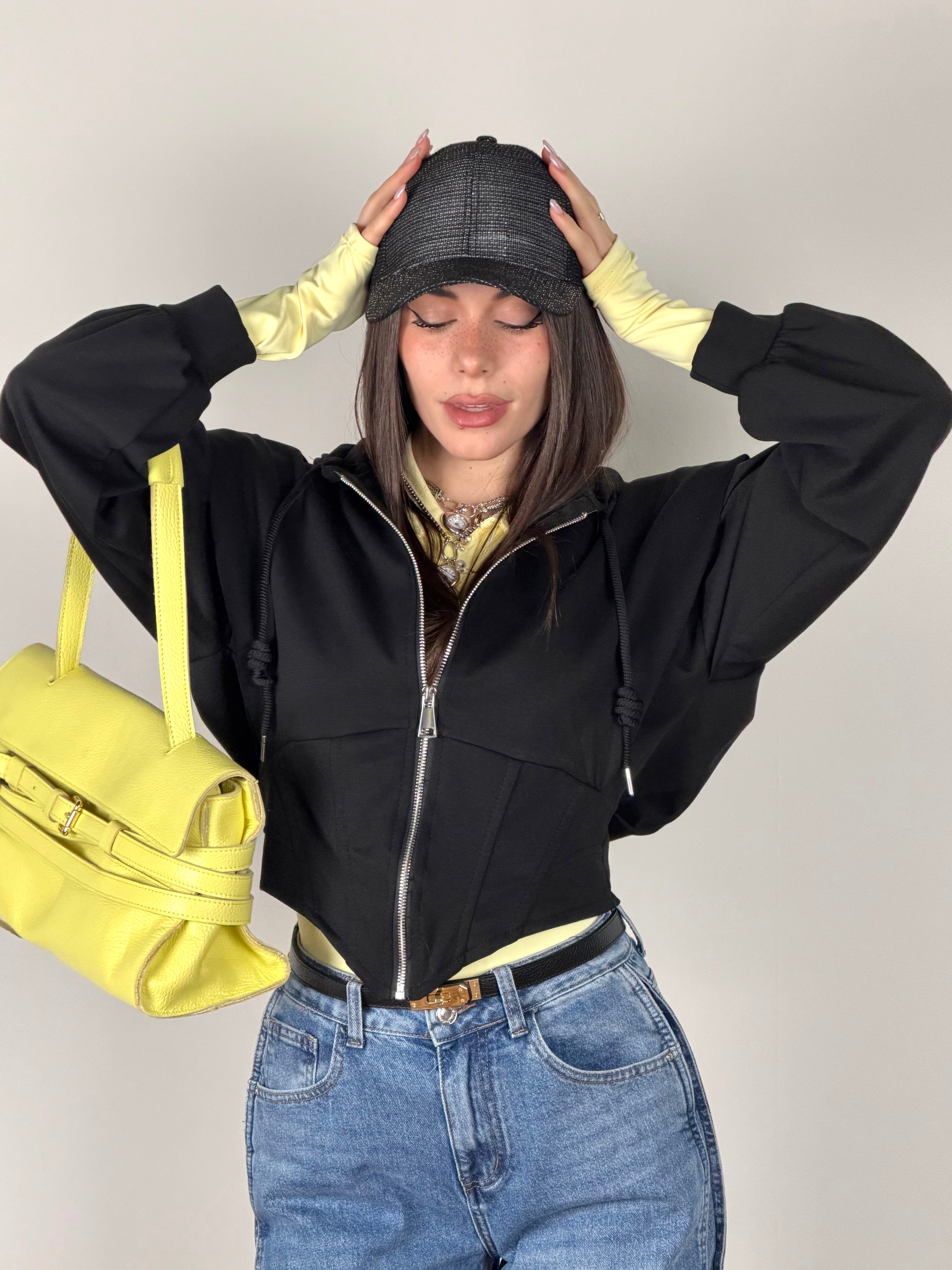 Felpa Rubacuori nera