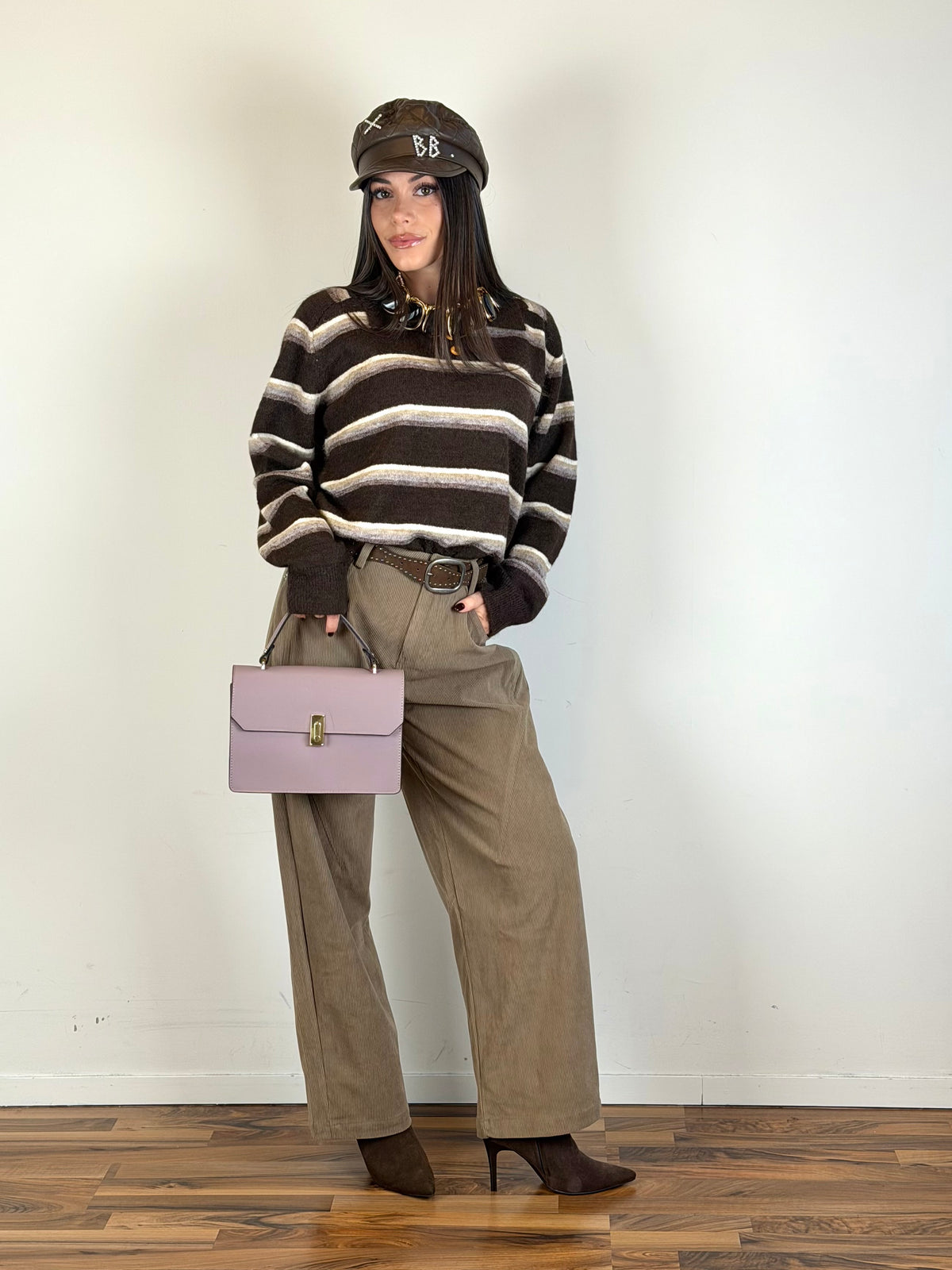 Pantalone Nali taupe