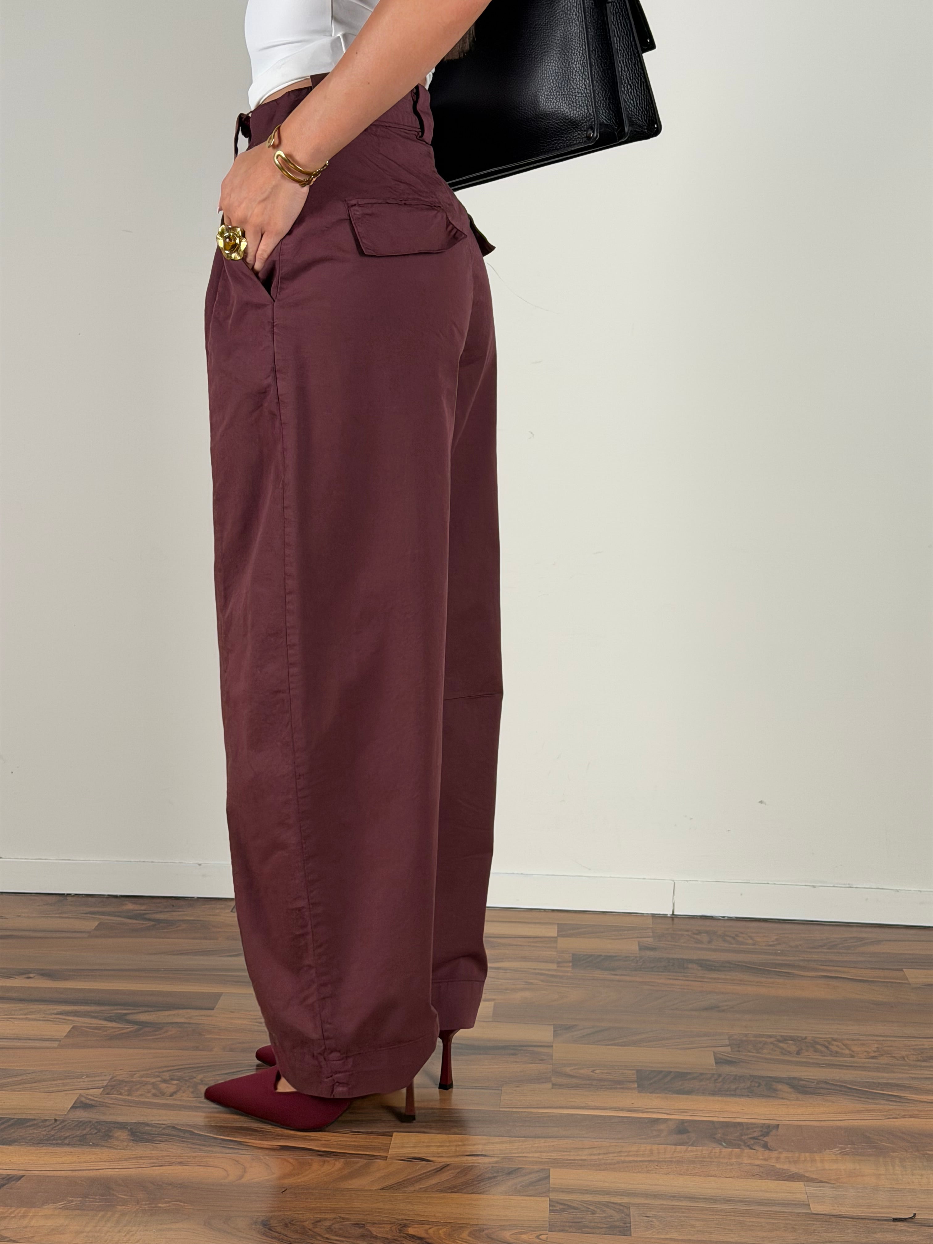 Jeans Josephine bordeaux