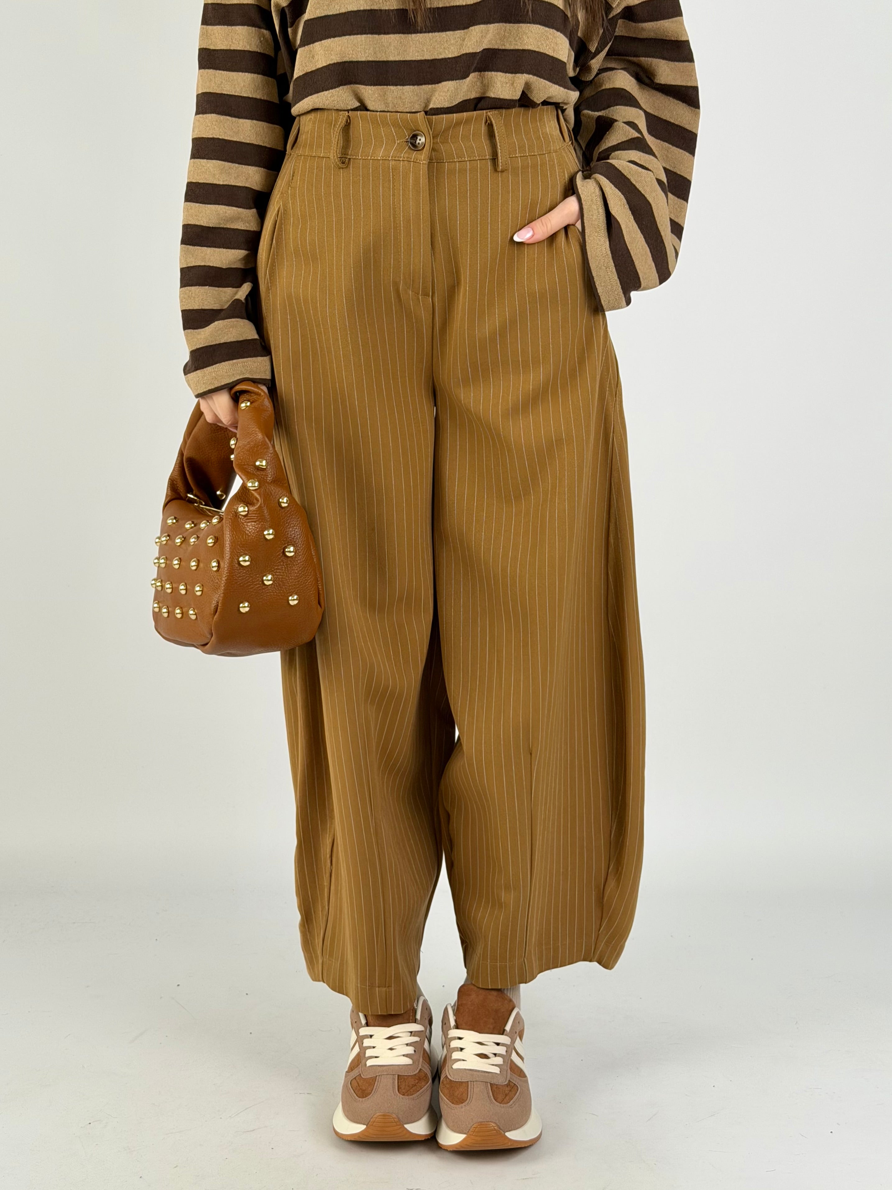 Pantalone Iris tabacco