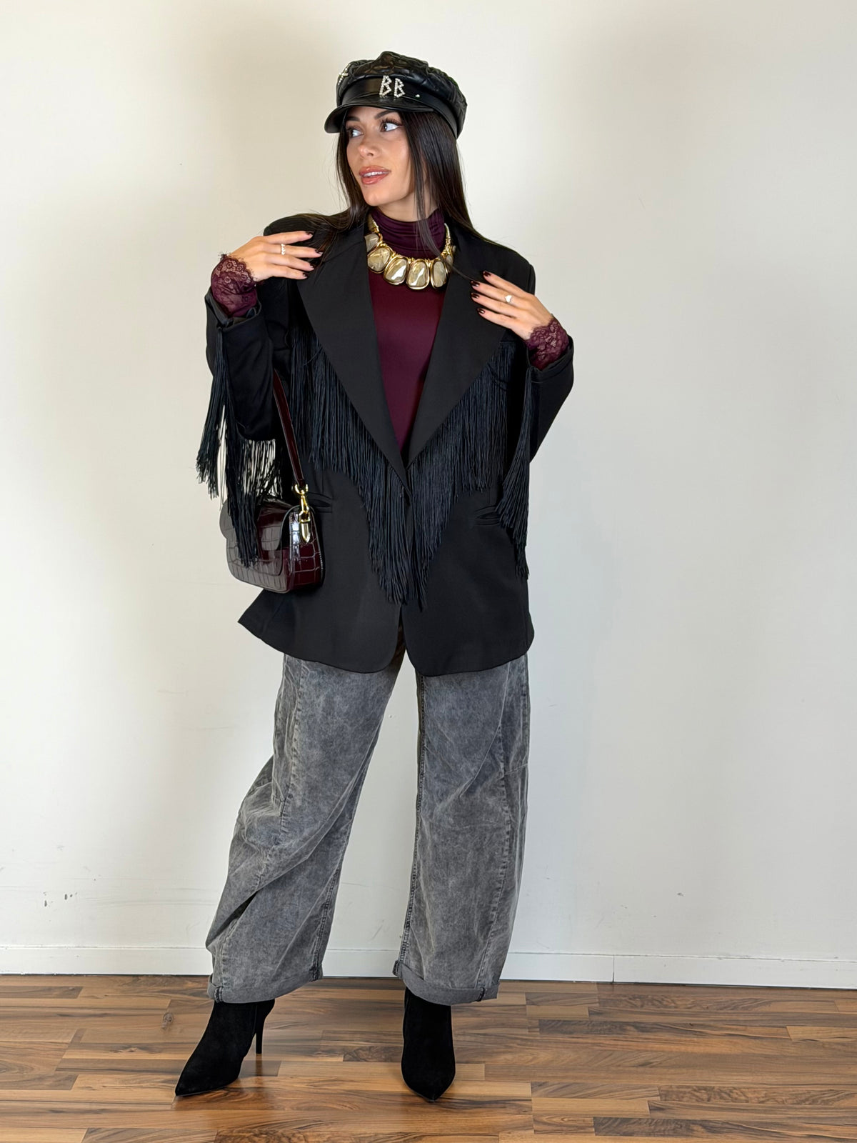 Giacca Western nero
