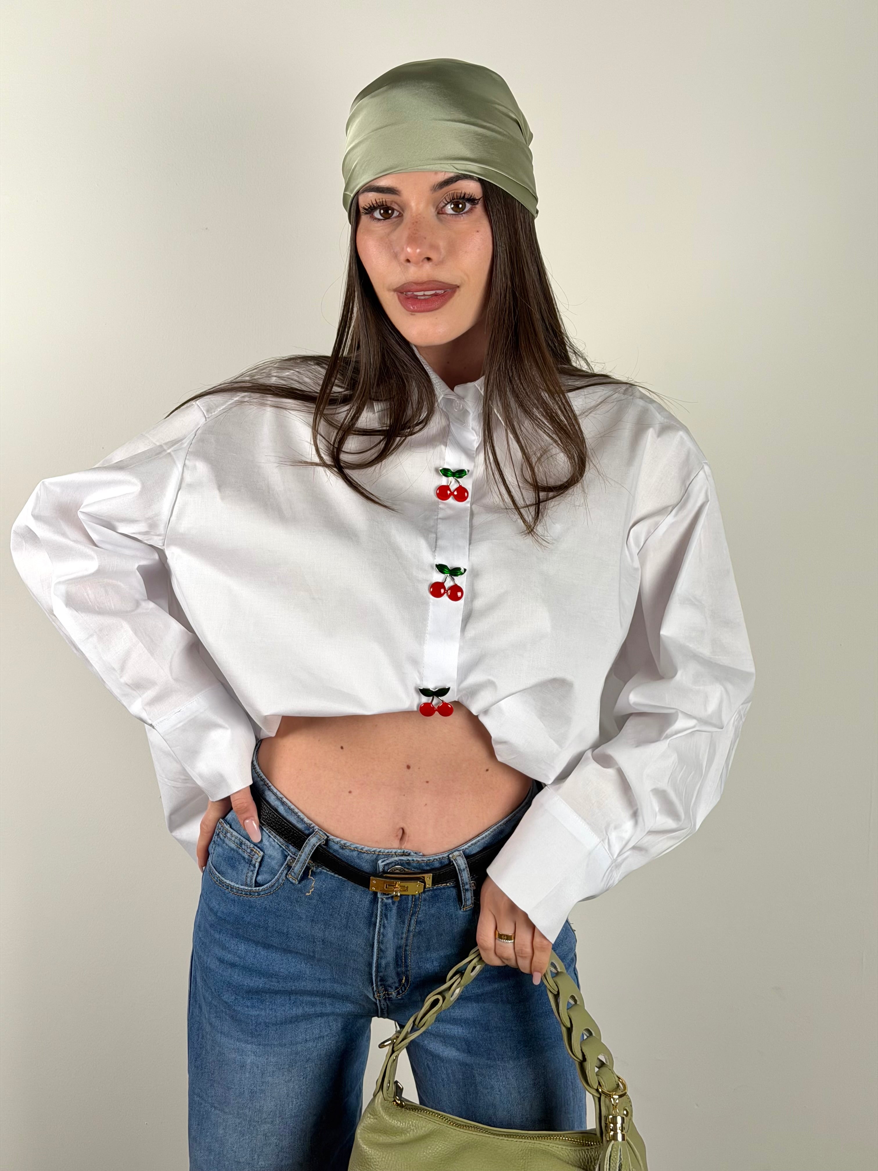 Camicia spille cherry