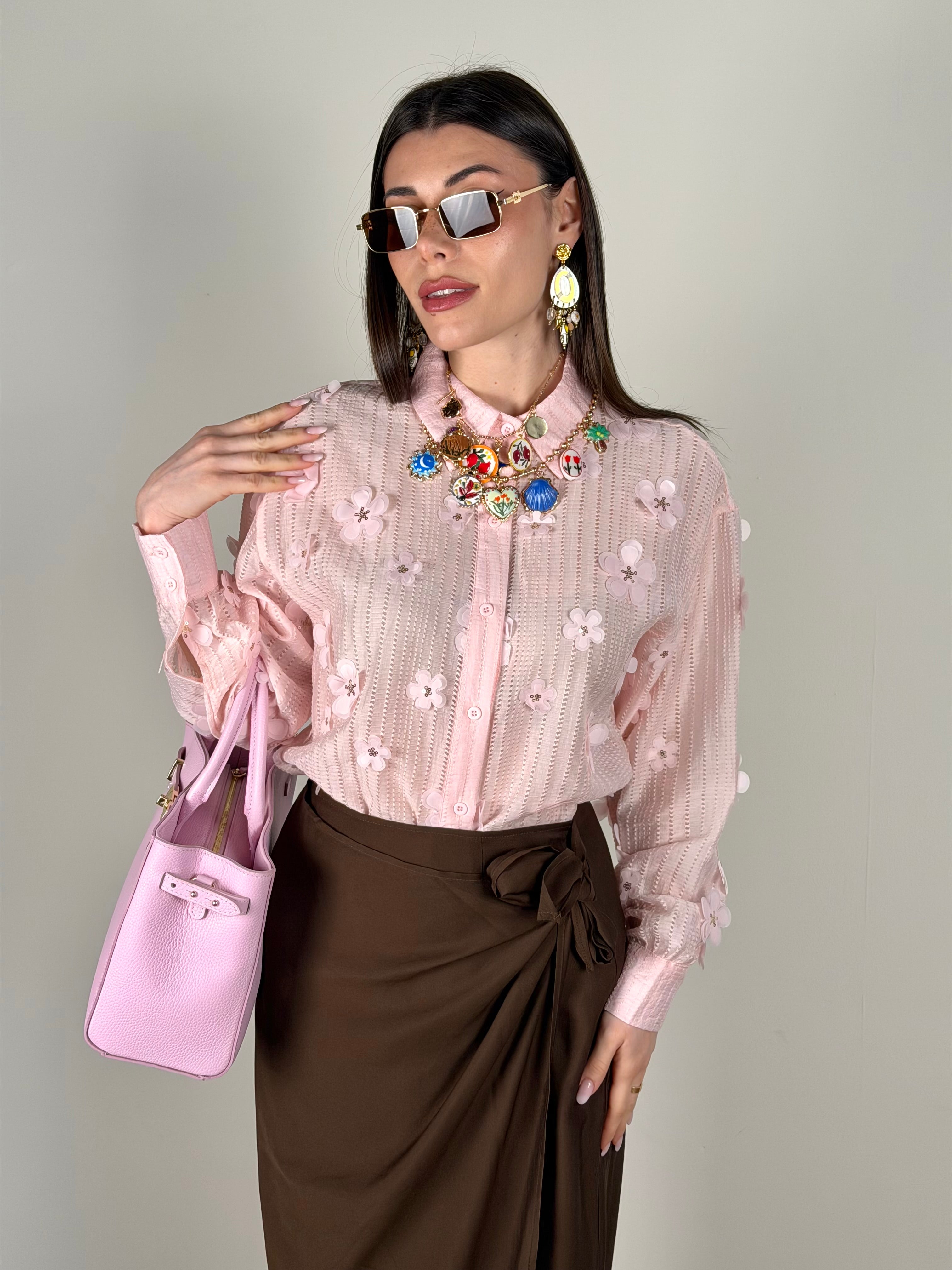 Camicia Lulù rosa