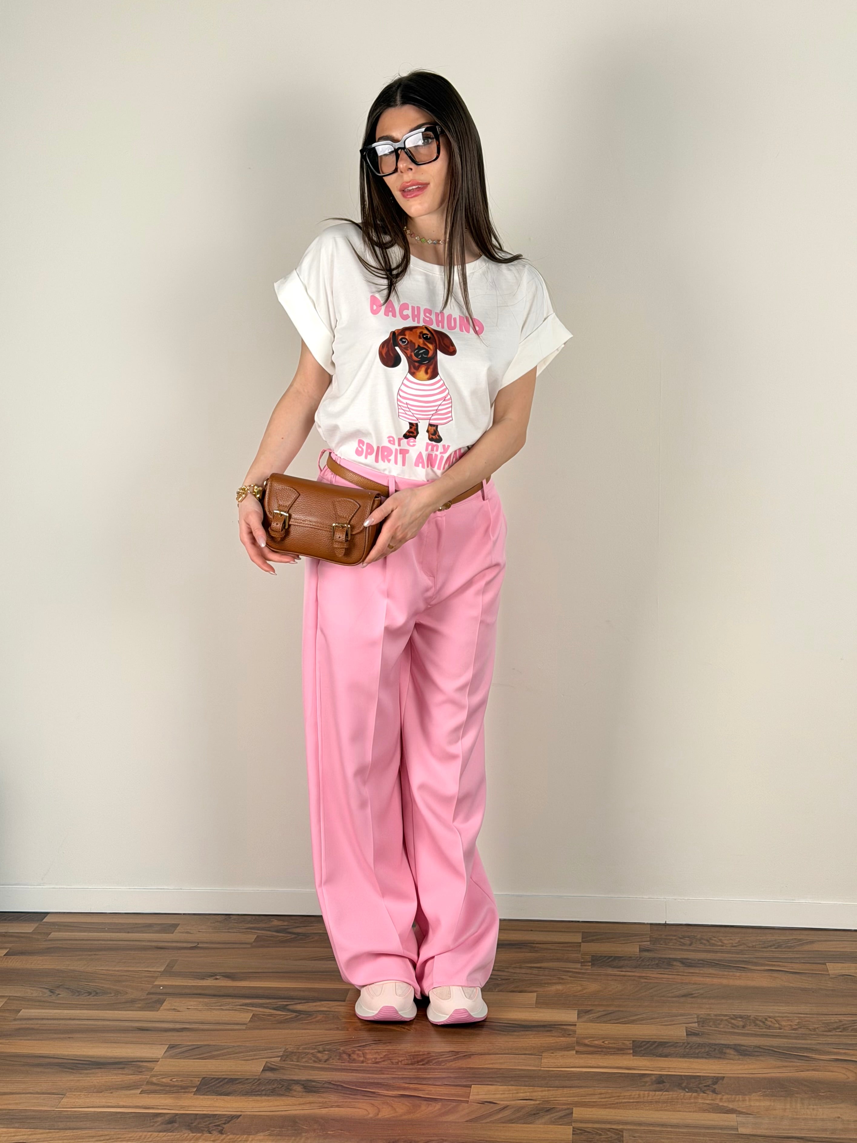 Pantalone everyday rosa