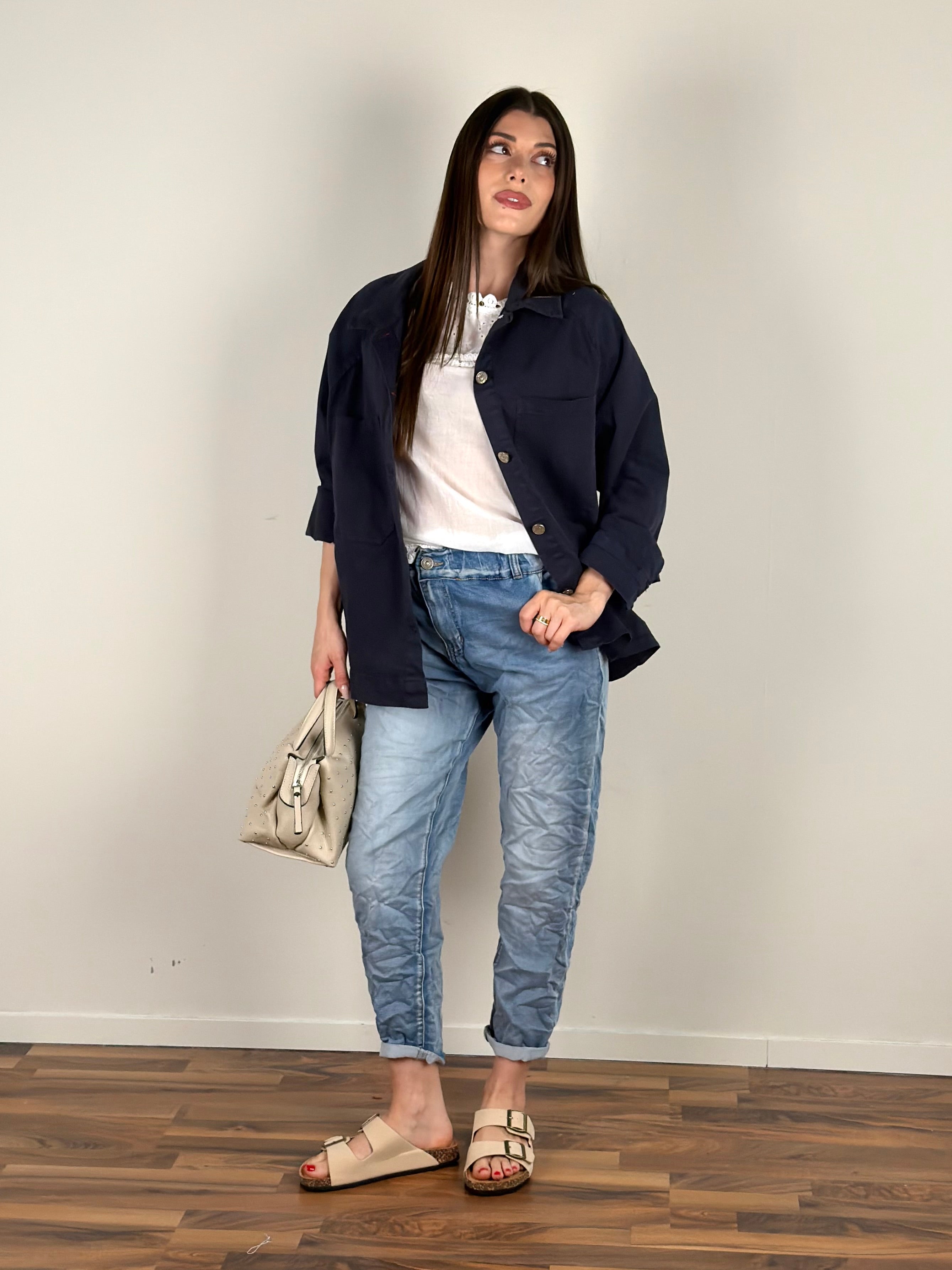 Camicia Eclissi blu