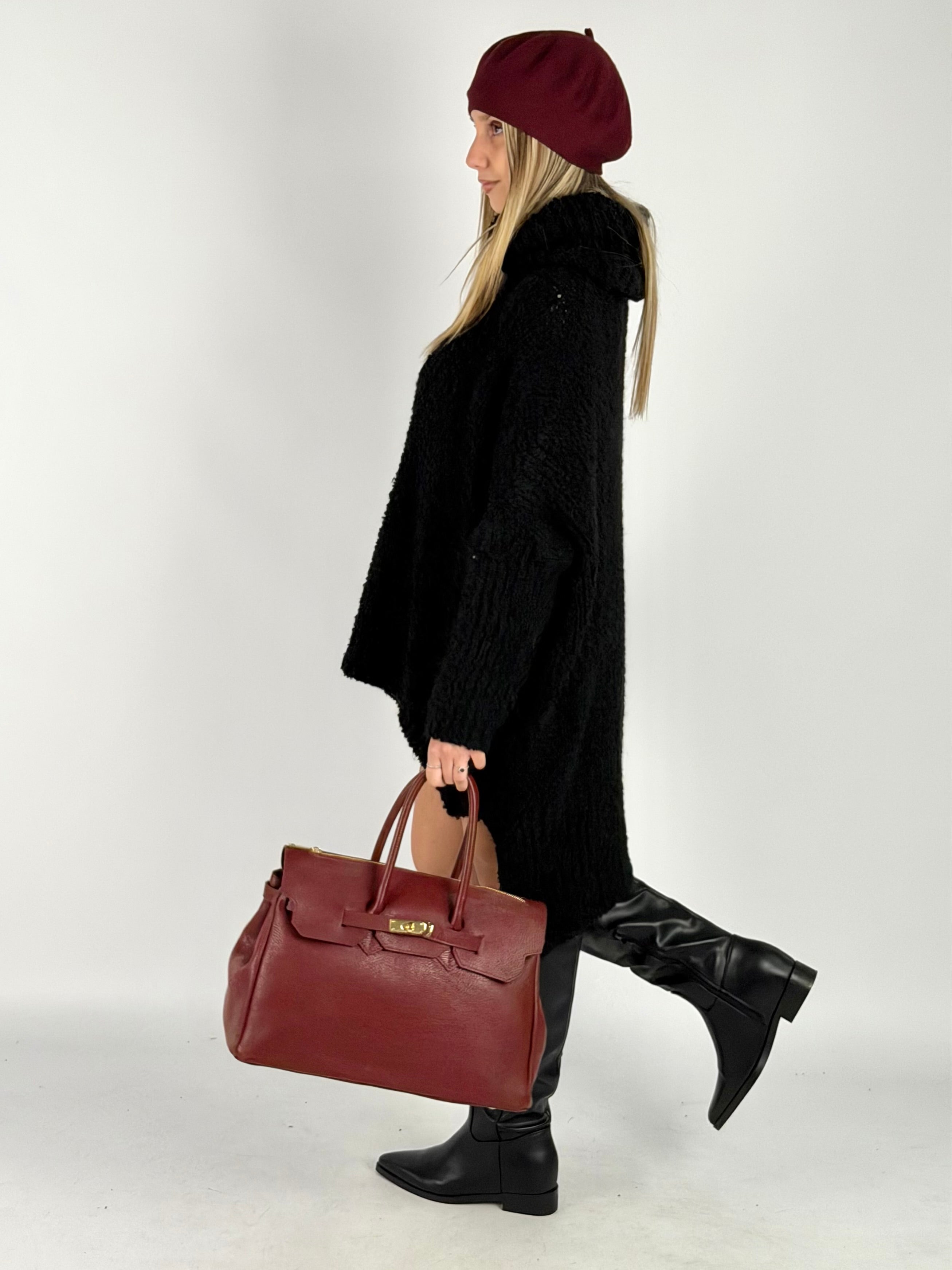 Abito maglia Marzia nero