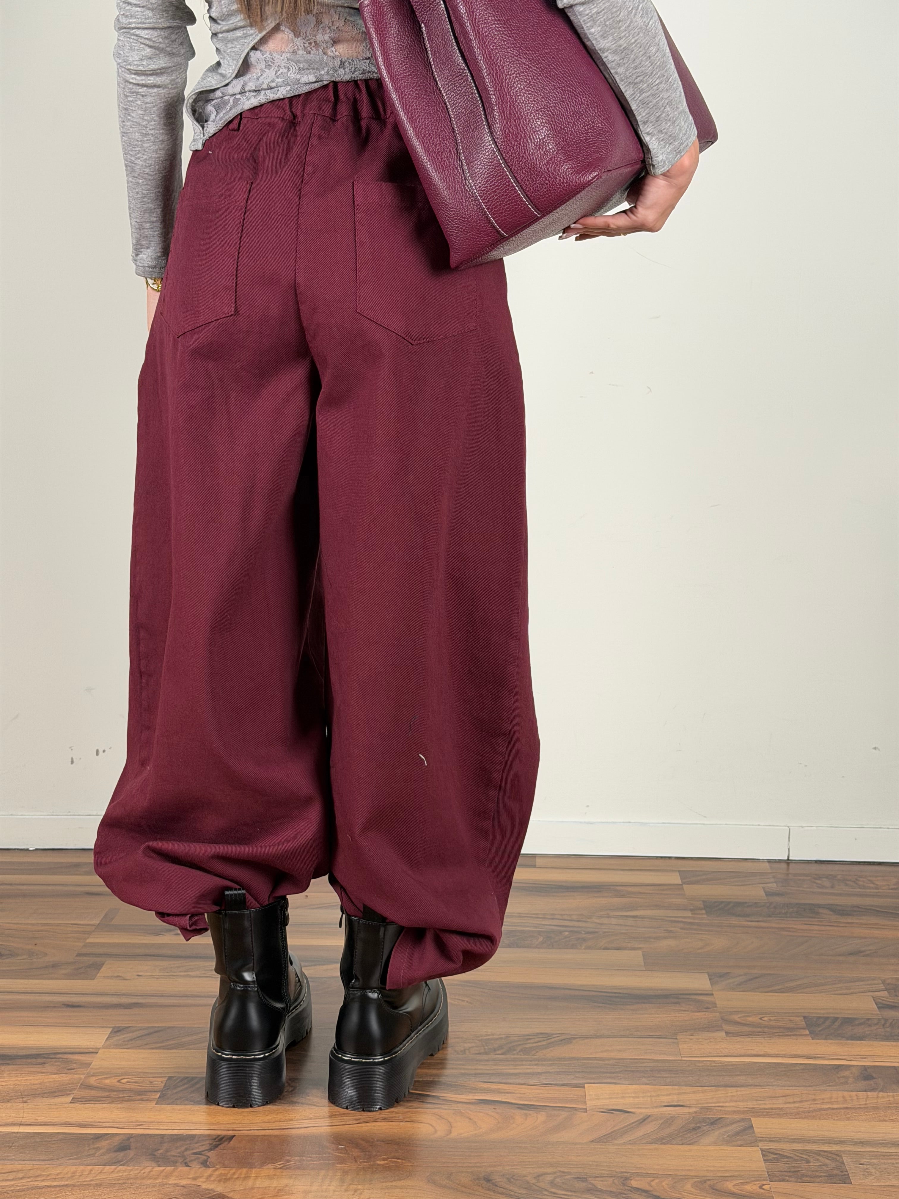 Pantalone Kanva bordeaux