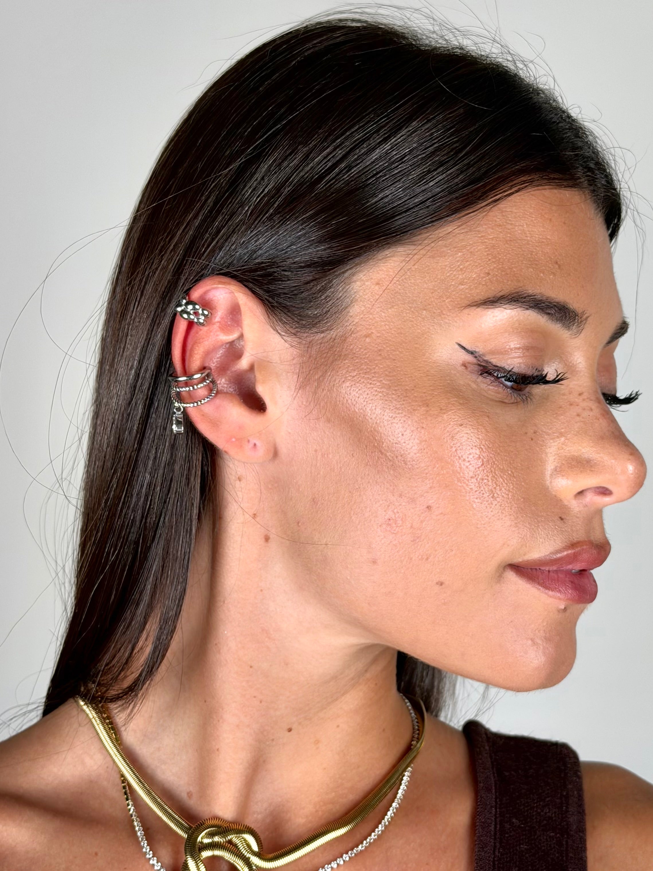Earcuff 3 fili + zircone