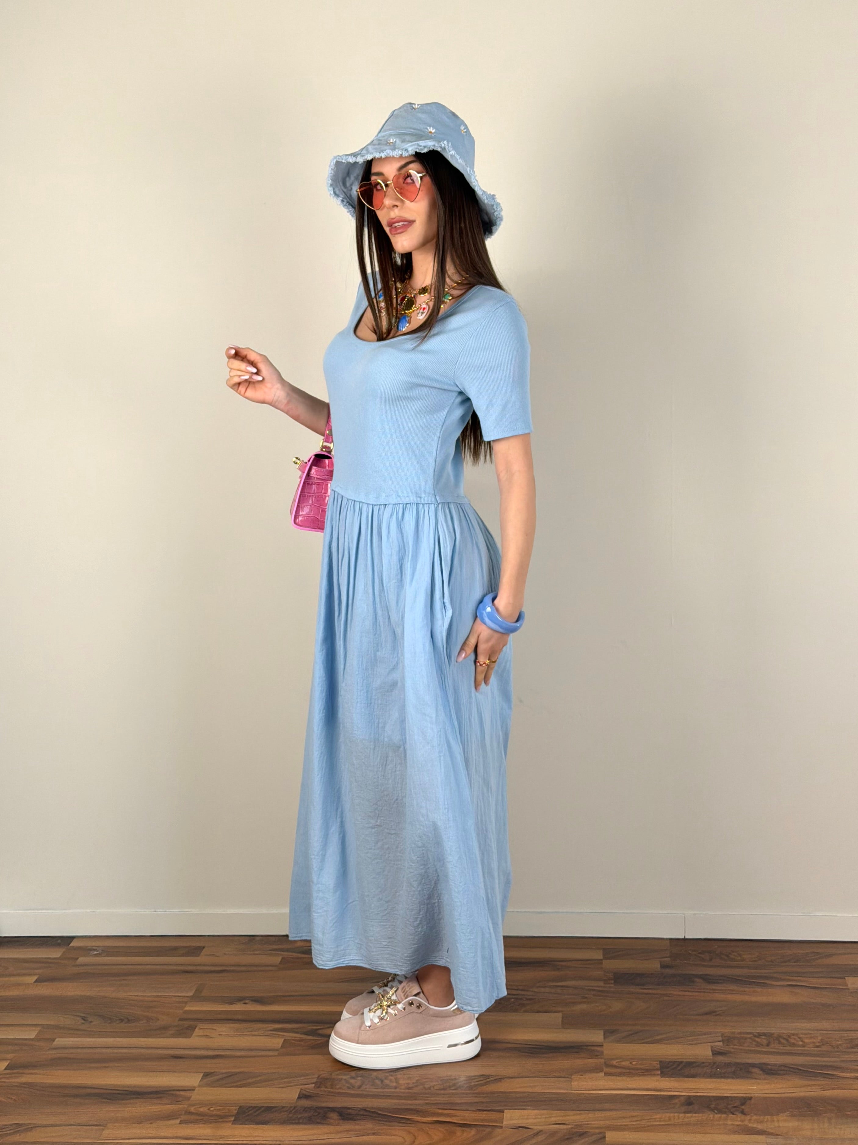 Abito Lady celeste