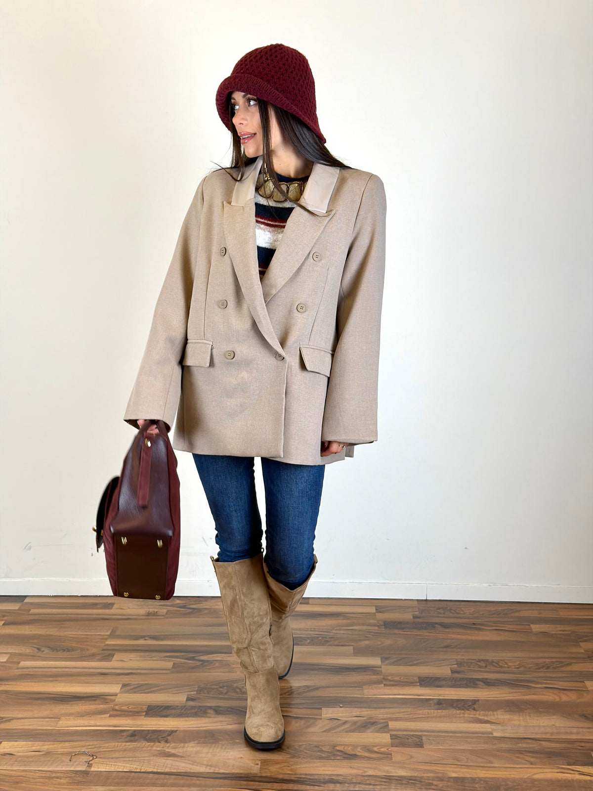 Giacca Soft beige