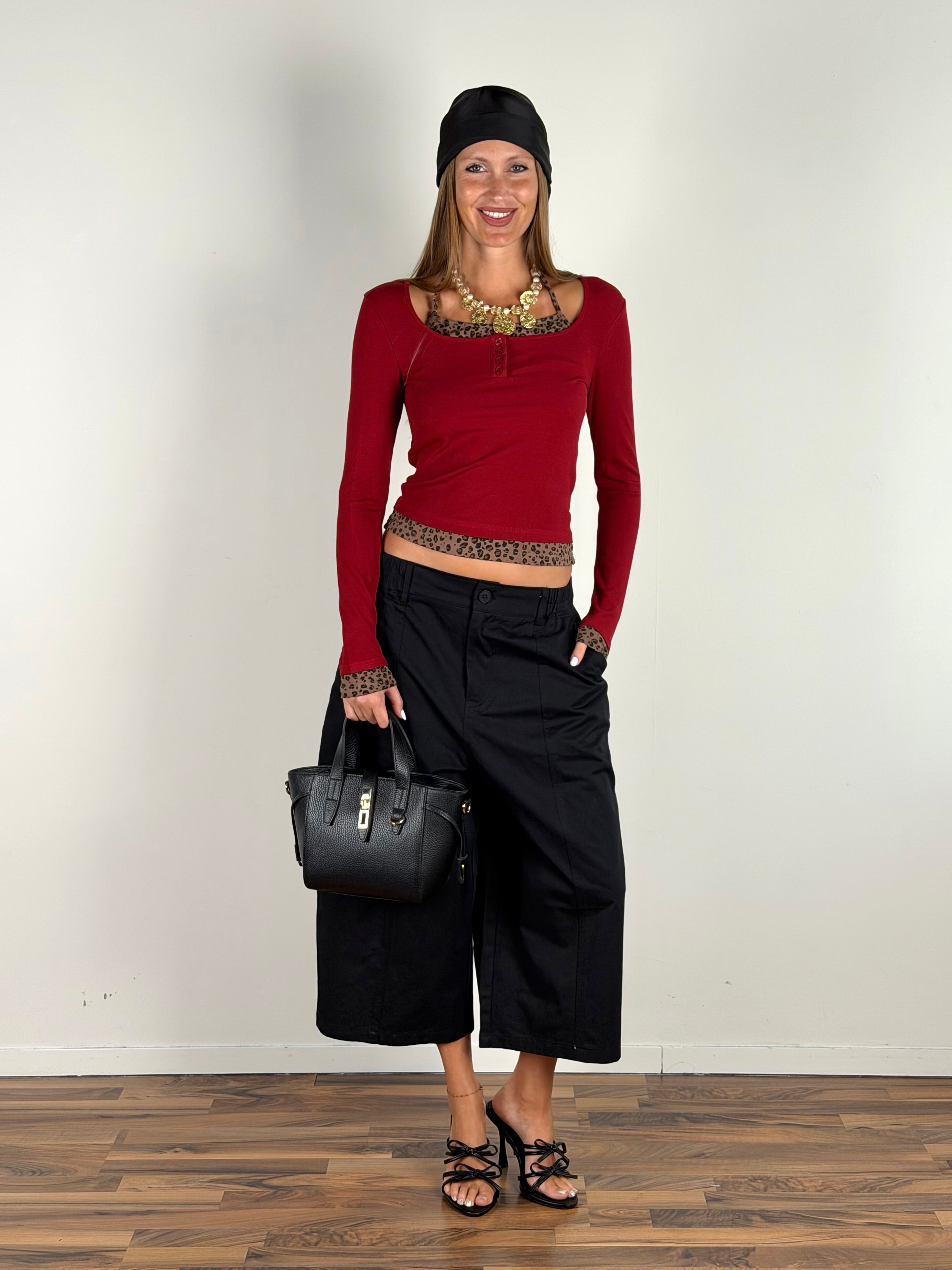 Pantalone Jasmine nero