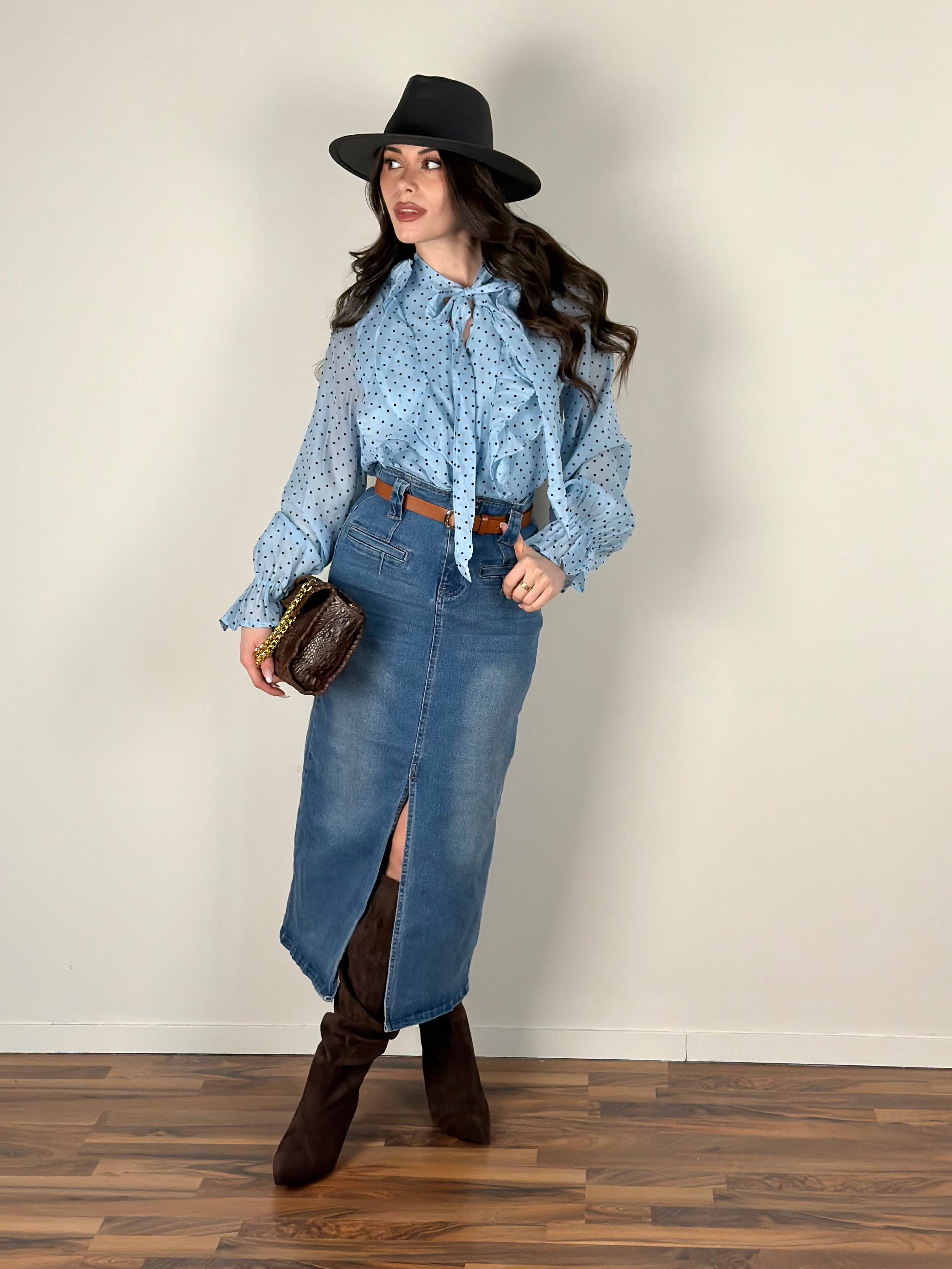 Camicia Chiara celeste