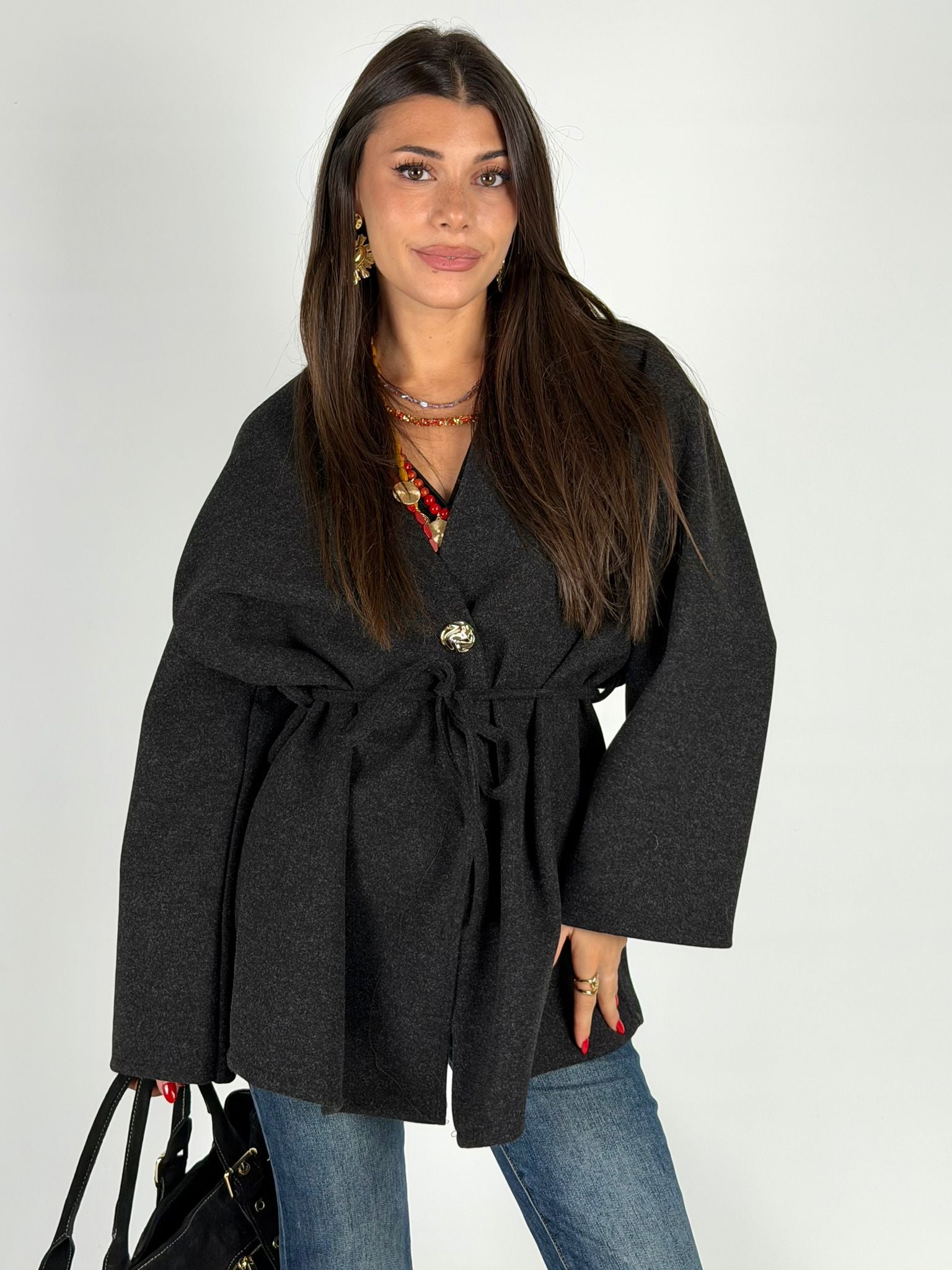 Cappotto Britney nero