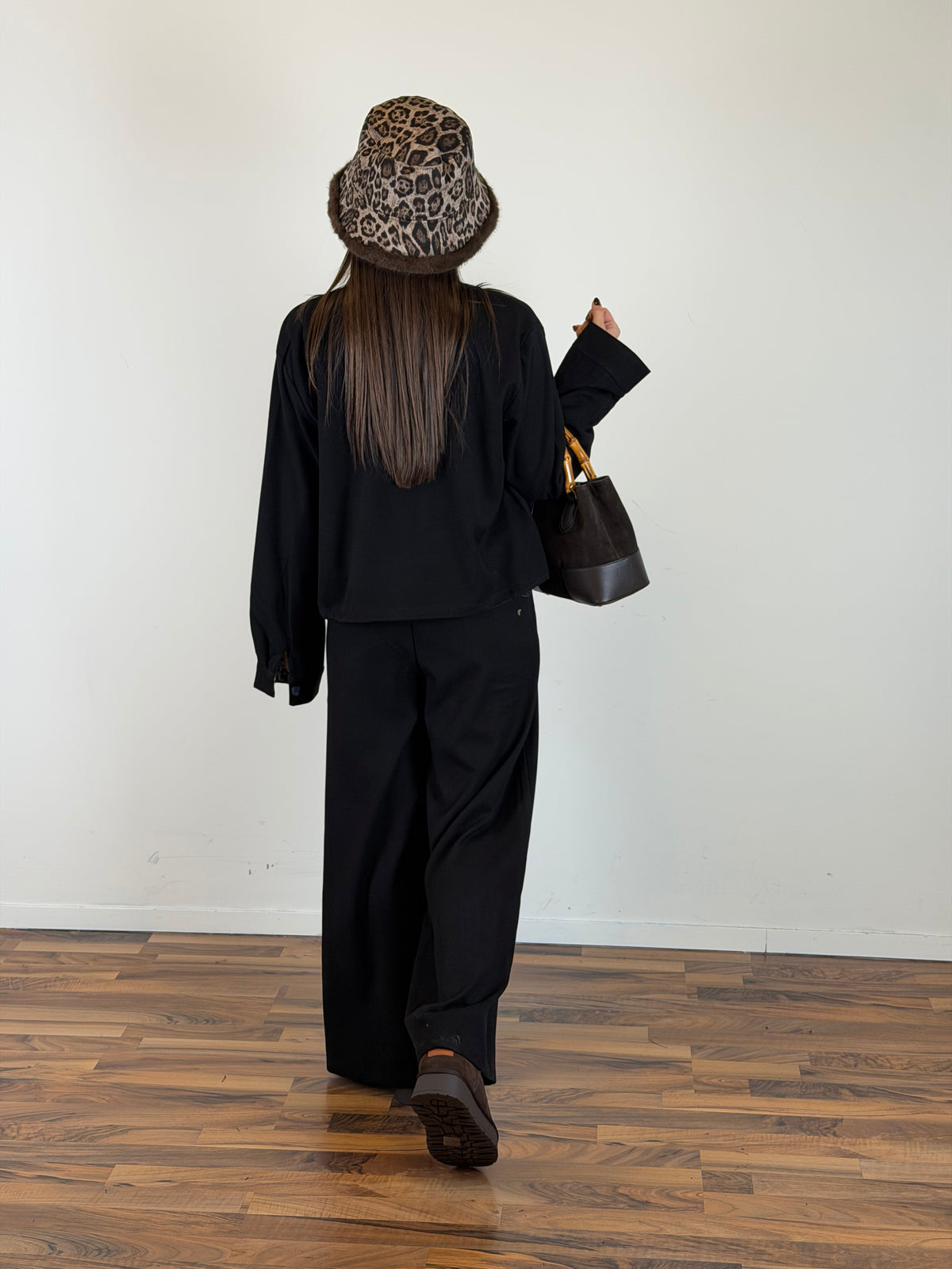 Pantalone Fluid nero