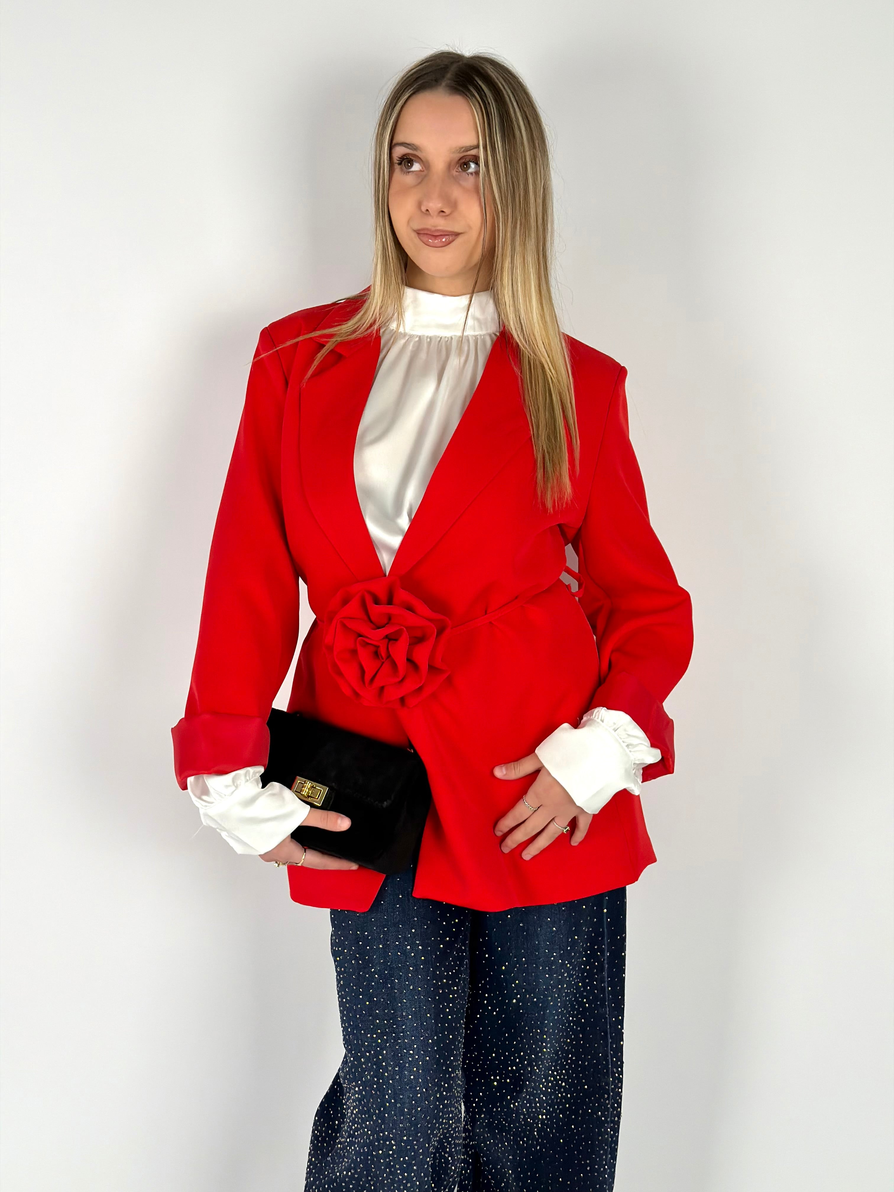 Giacca Crystal rossa