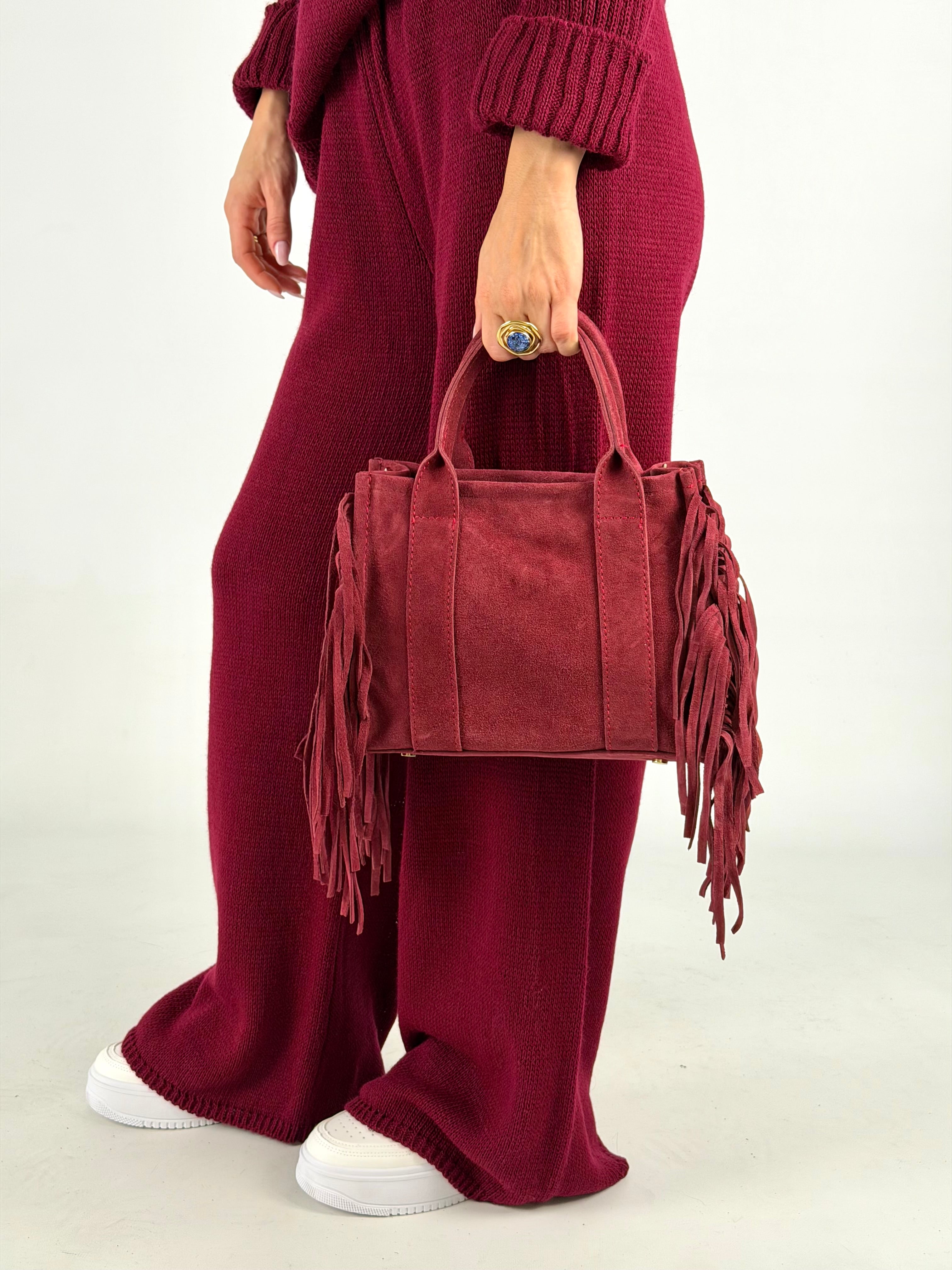 TOTE BAG in camoscio