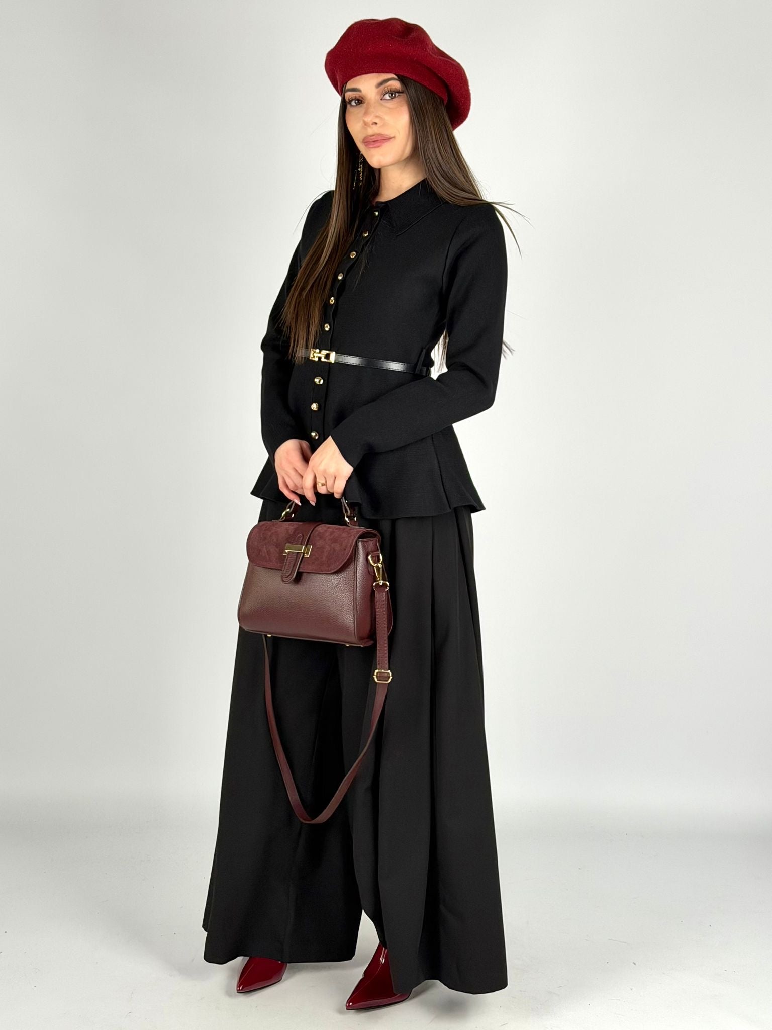 Pantalone bonton nero