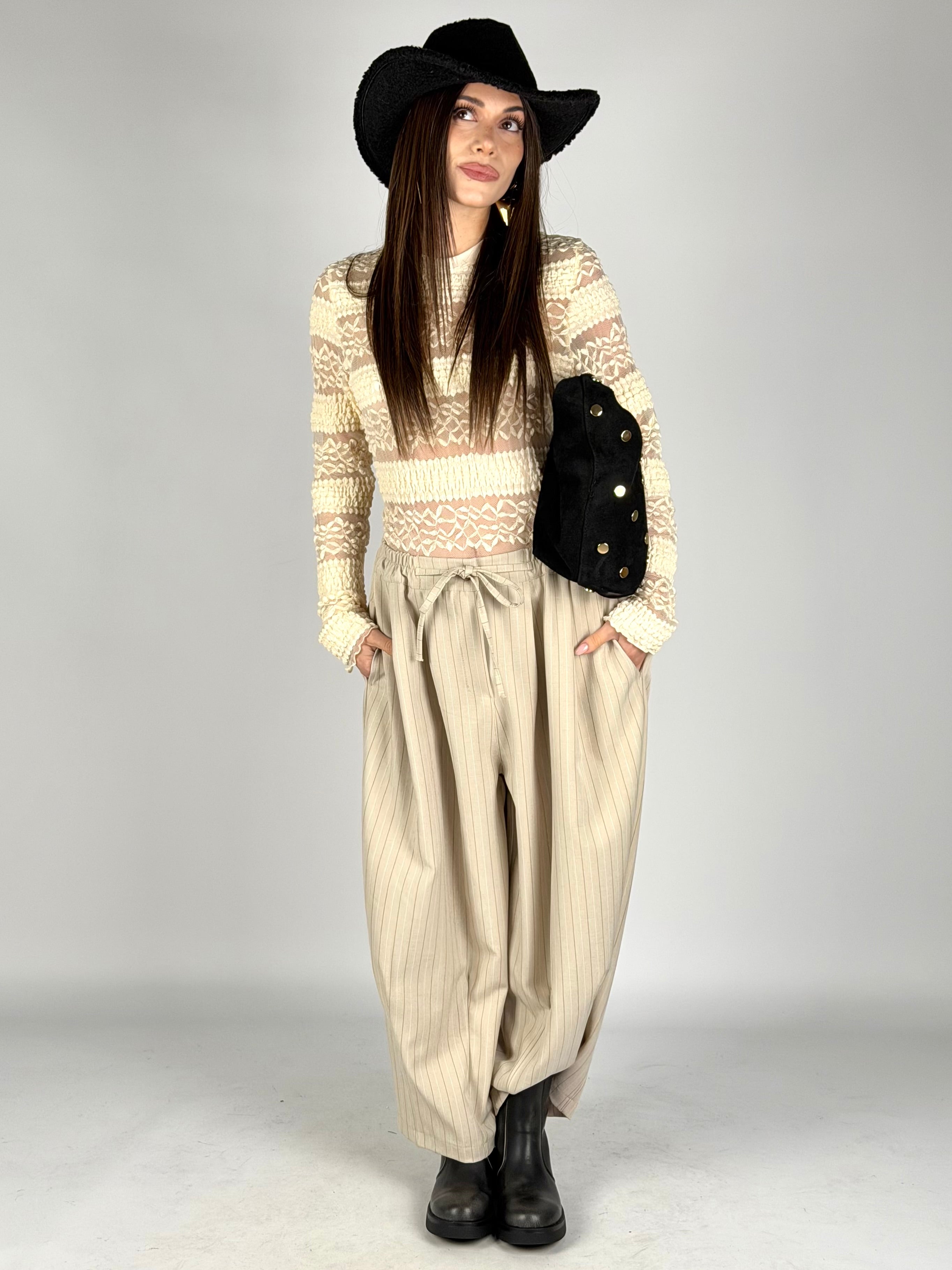 Pantalone Maya beige